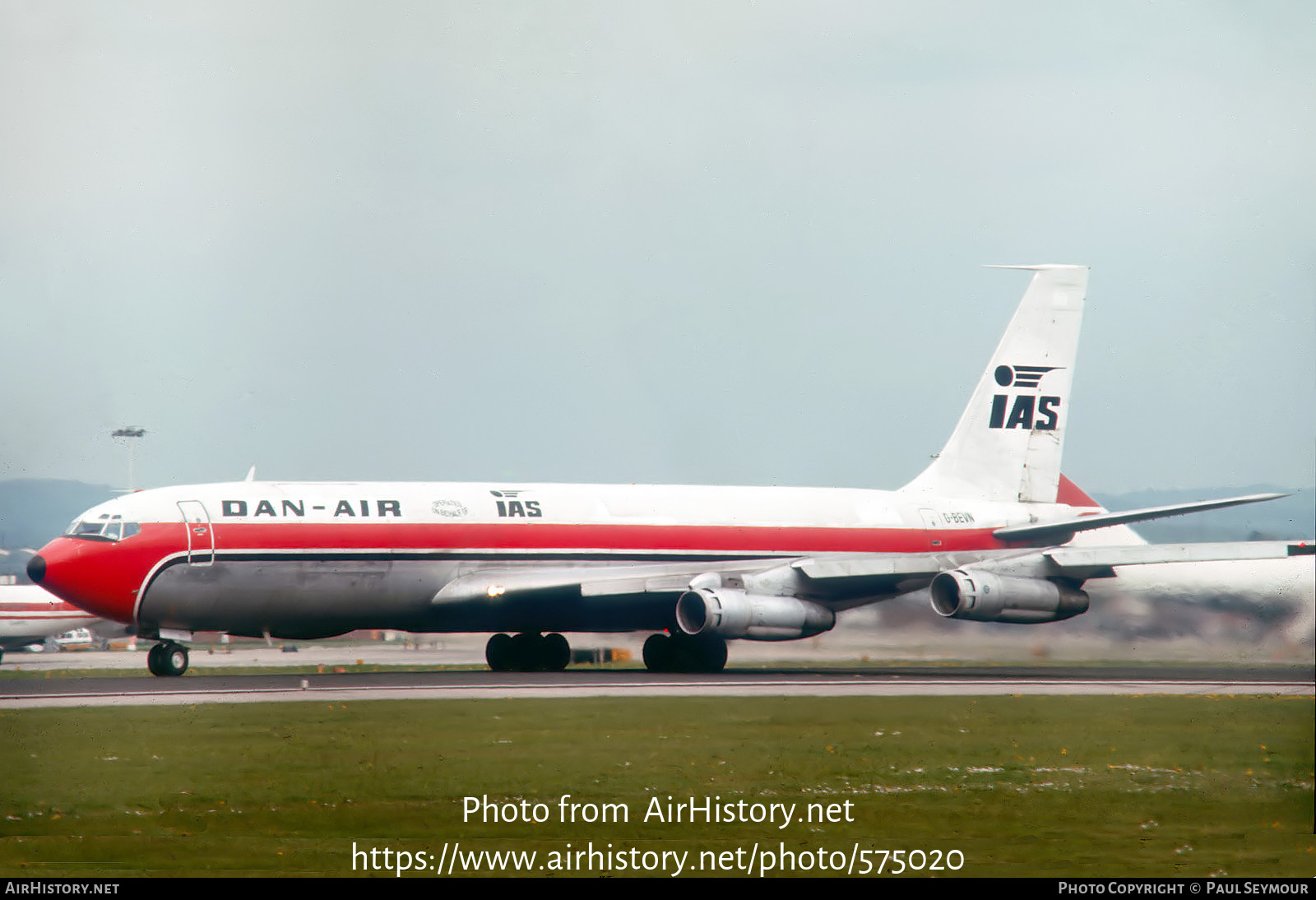 Aircraft Photo of G-BEVN | Boeing 707-321C | IAS Cargo Airlines - International Aviation Services | AirHistory.net #575020