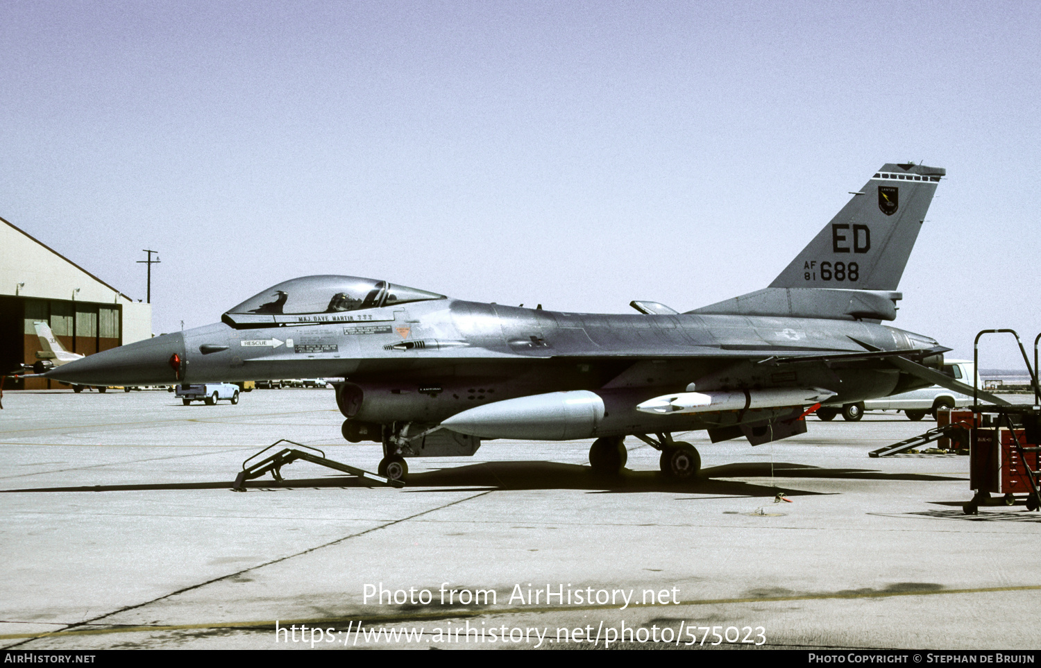 Aircraft Photo of 81-0688 / AF81-688 | General Dynamics F-16A Fighting Falcon | USA - Air Force | AirHistory.net #575023