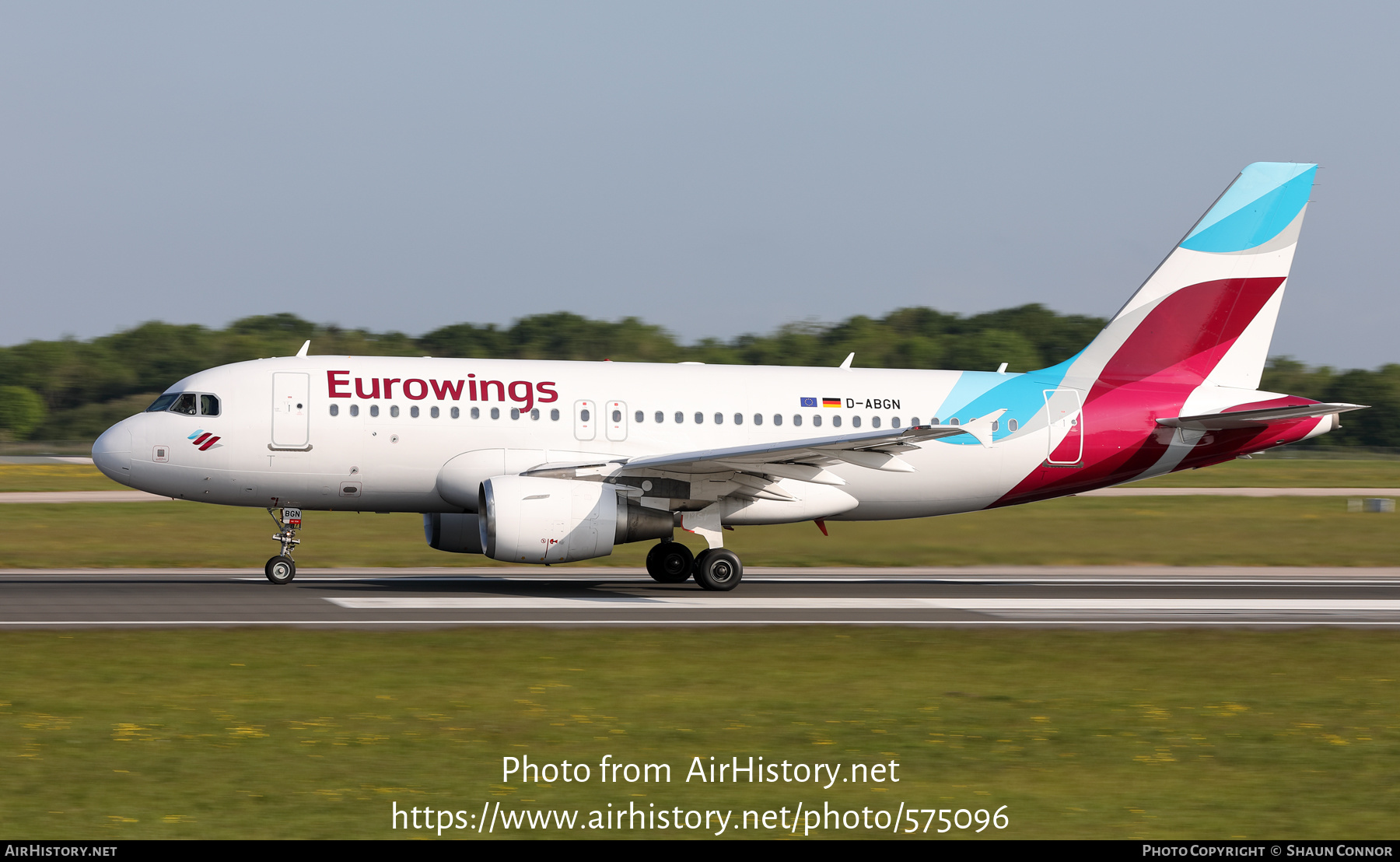 Aircraft Photo of D-ABGN | Airbus A319-112 | Eurowings | AirHistory.net #575096