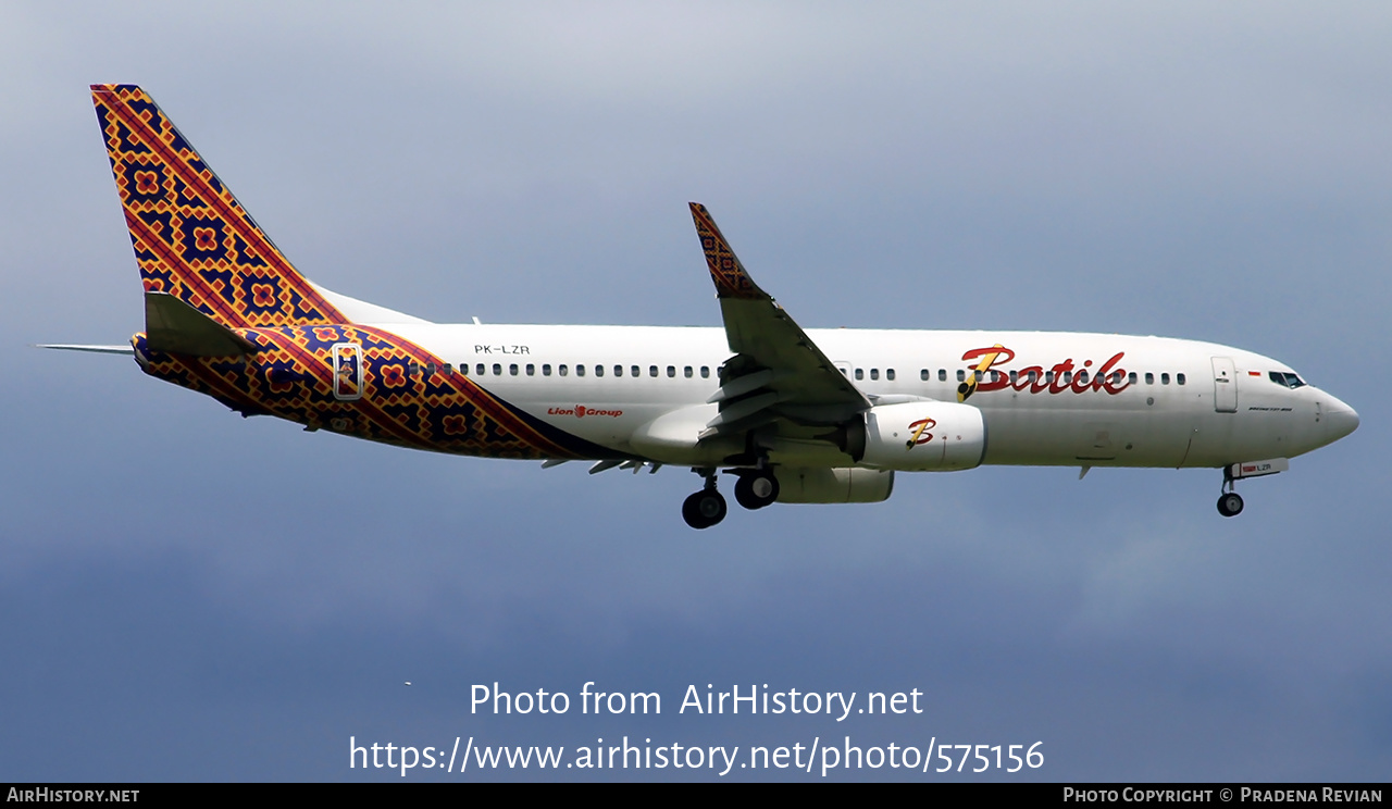 Aircraft Photo of PK-LZR | Boeing 737-8GP | Batik Air | AirHistory.net #575156