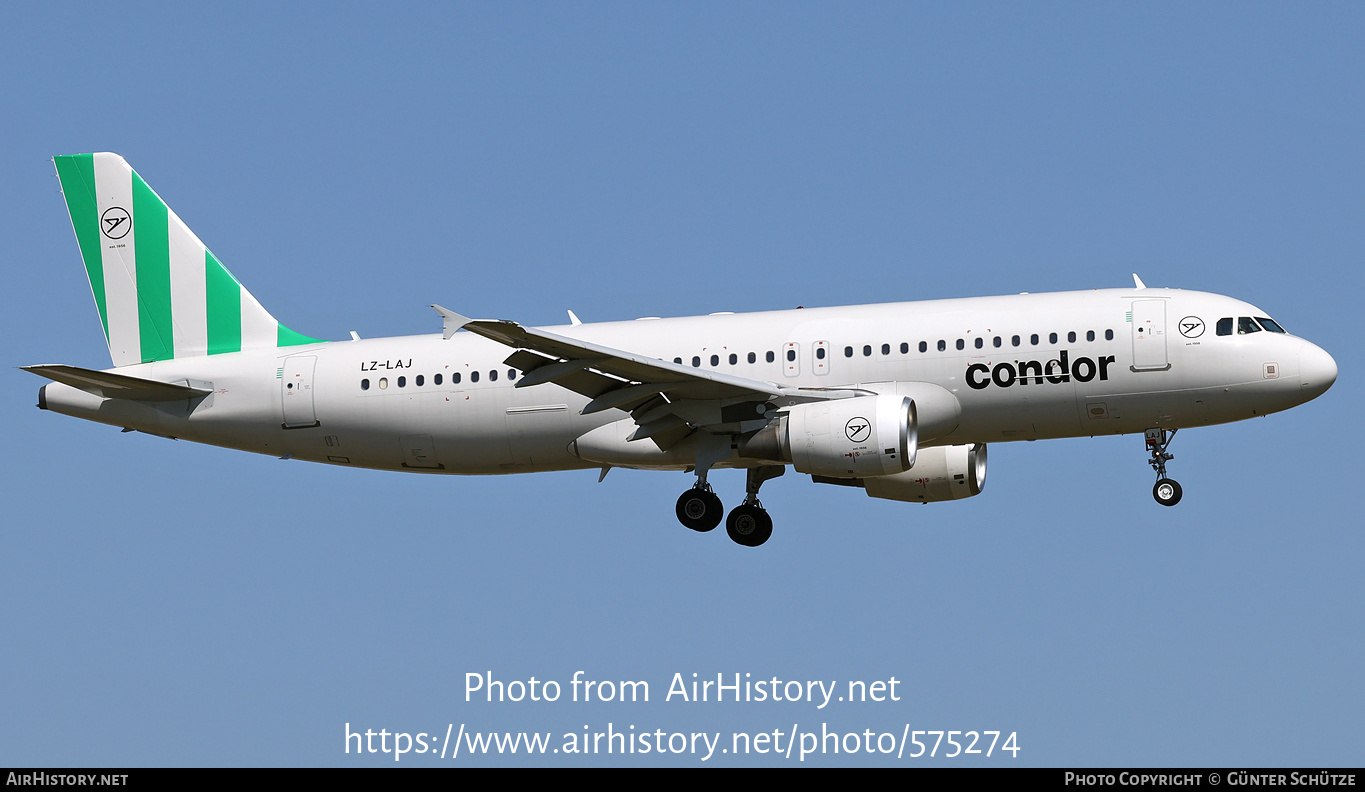 Aircraft Photo of LZ-LAJ | Airbus A320-214 | Condor Flugdienst | AirHistory.net #575274