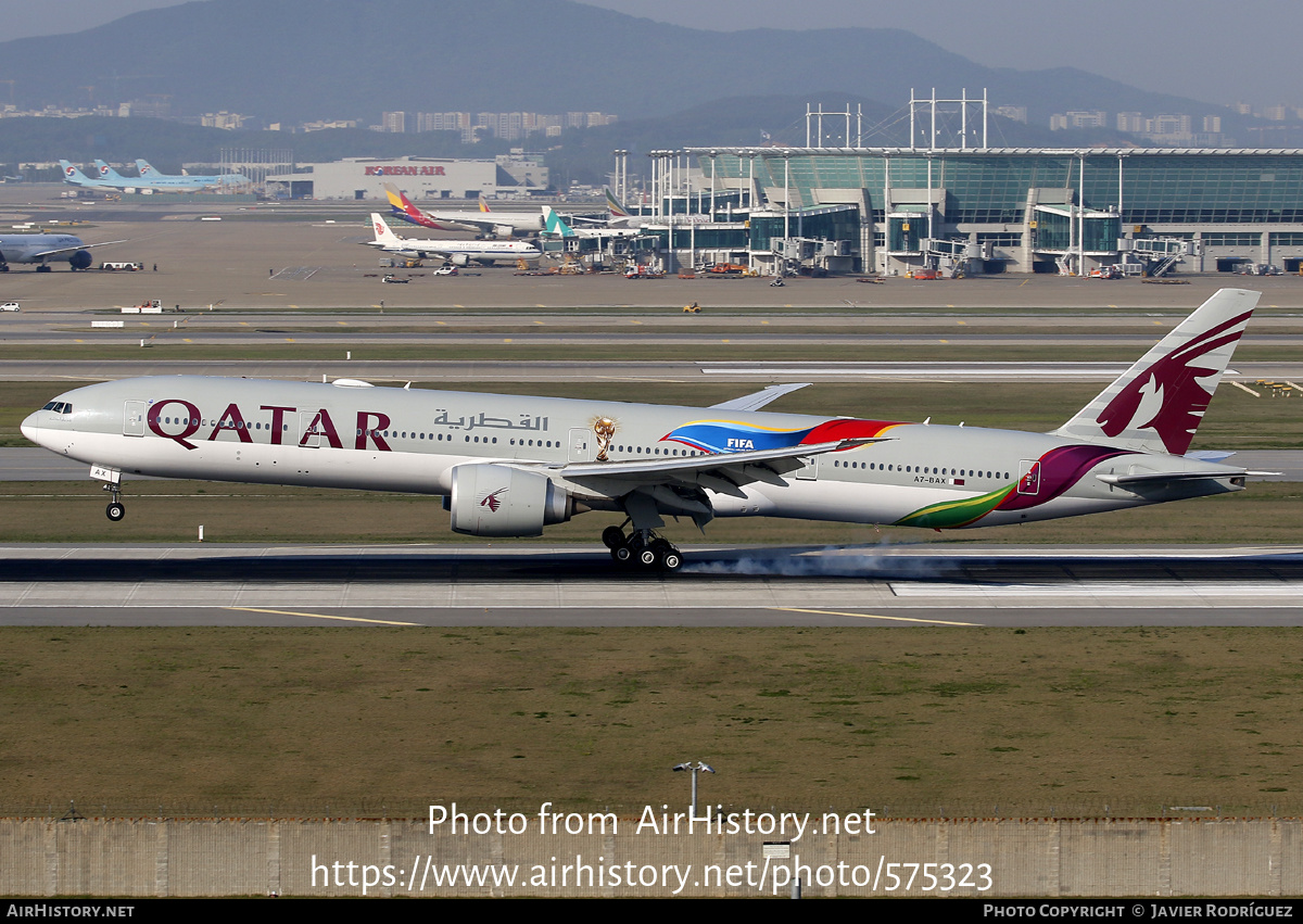 Aircraft Photo of A7-BAX | Boeing 777-3DZ/ER | Qatar Airways | AirHistory.net #575323