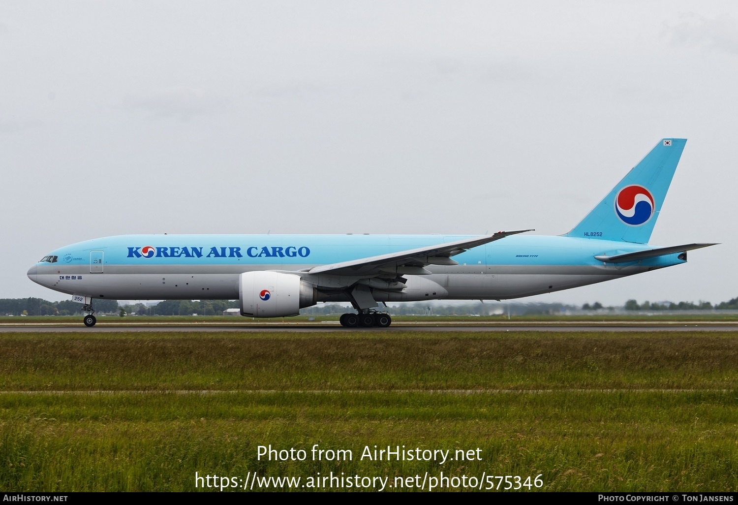 Aircraft Photo of HL8252 | Boeing 777-FB5 | Korean Air Cargo | AirHistory.net #575346