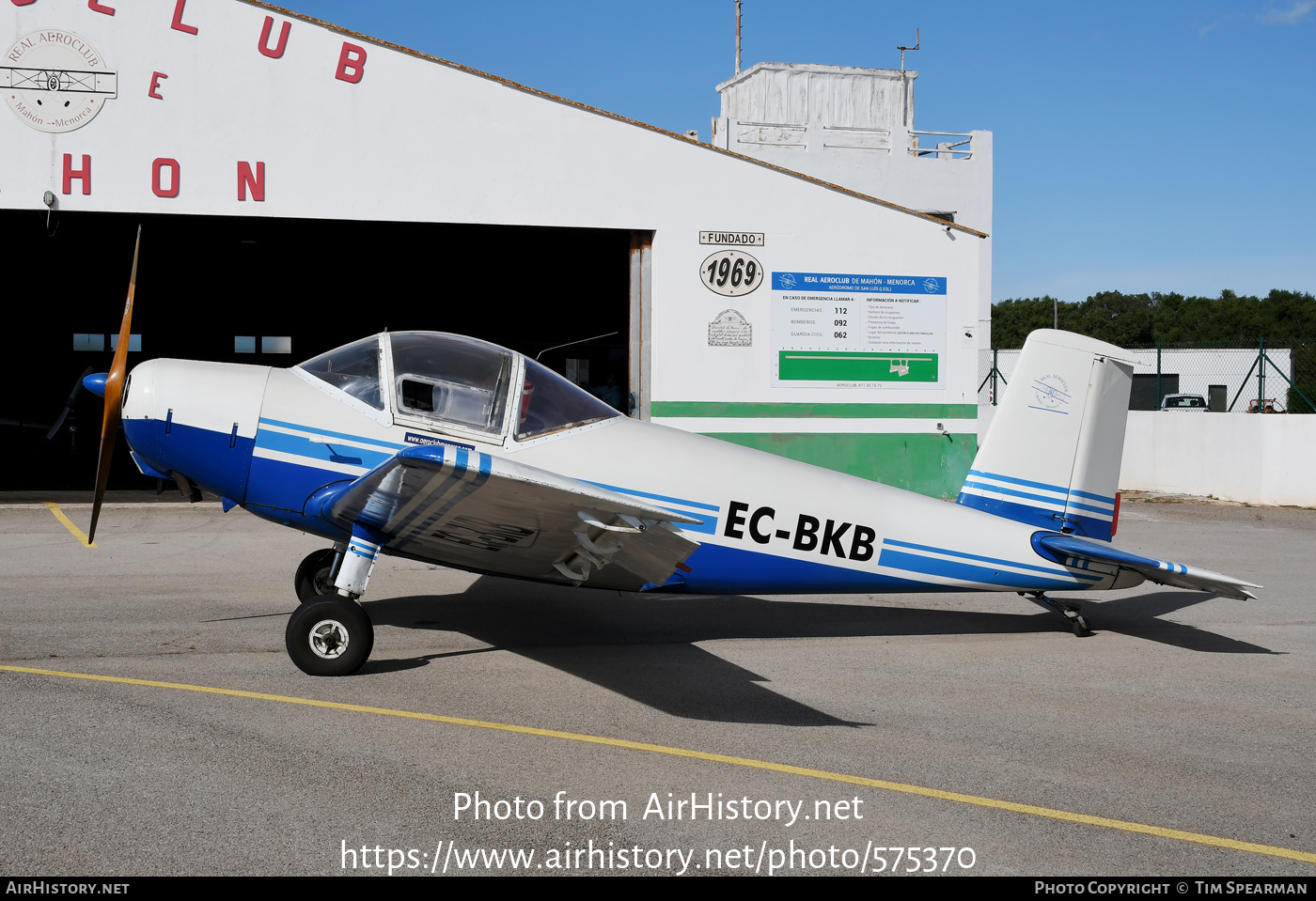 Aircraft Photo of EC-BKB | AISA I-11B Peque | Real Aero Club de Mahón Menorca | AirHistory.net #575370