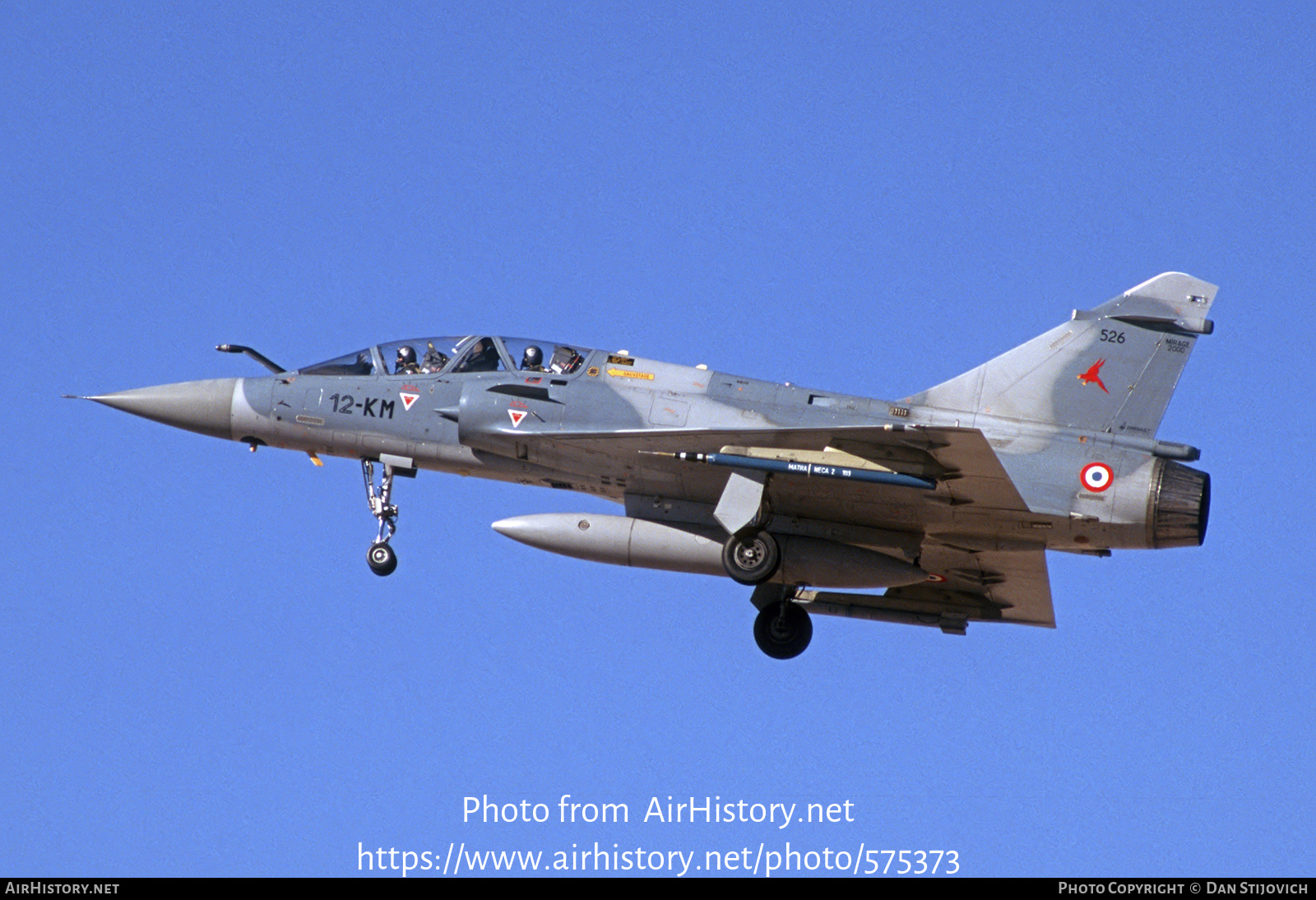 Aircraft Photo of 526 | Dassault Mirage 2000B | France - Air Force | AirHistory.net #575373