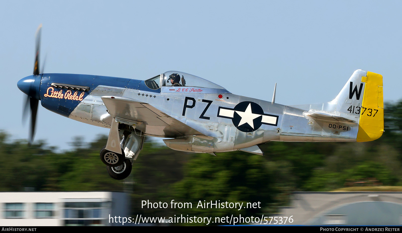 Aircraft Photo of OO-PSI / 413737 | North American P-51D Mustang | USA - Air Force | AirHistory.net #575376