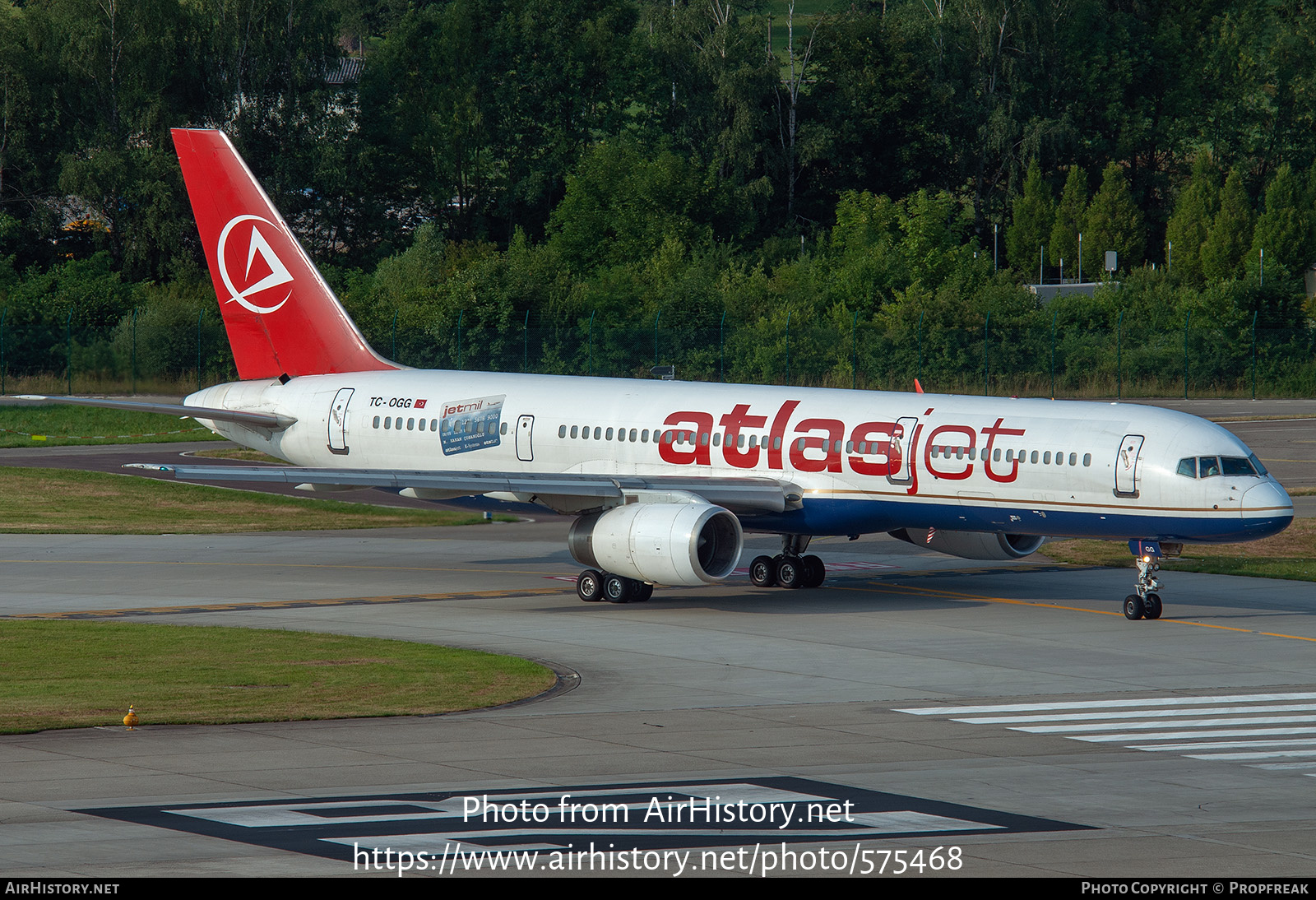 Aircraft Photo of TC-OGG | Boeing 757-2G5 | Atlasjet Airlines | AirHistory.net #575468