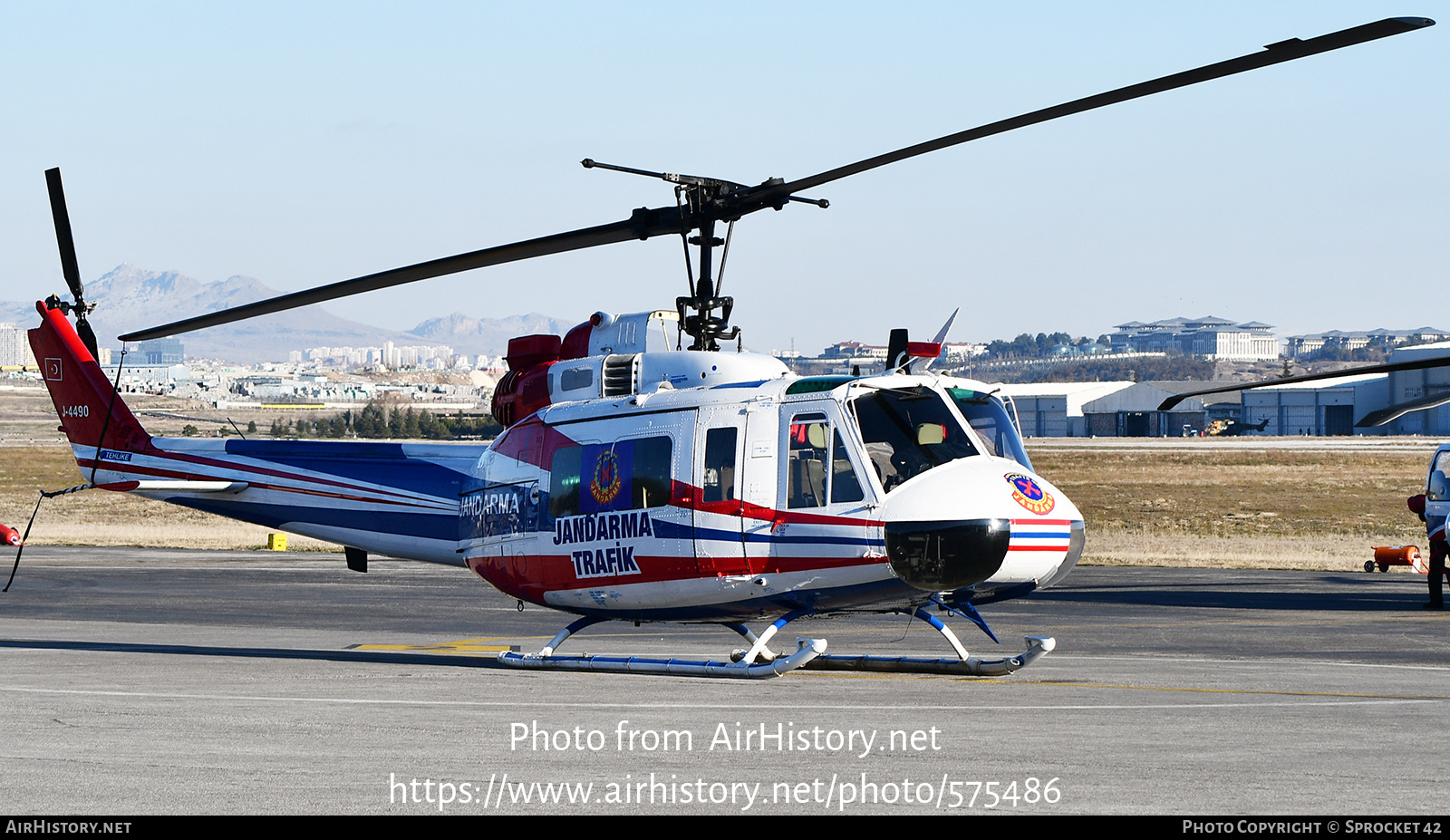 Aircraft Photo of J-4490 | Agusta AB-205 | Turkey - Jandarma | AirHistory.net #575486