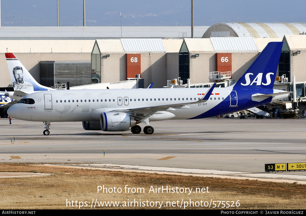 Aircraft Photo of EI-SIY | Airbus A320-251N | Scandinavian Airlines - SAS | AirHistory.net #575526