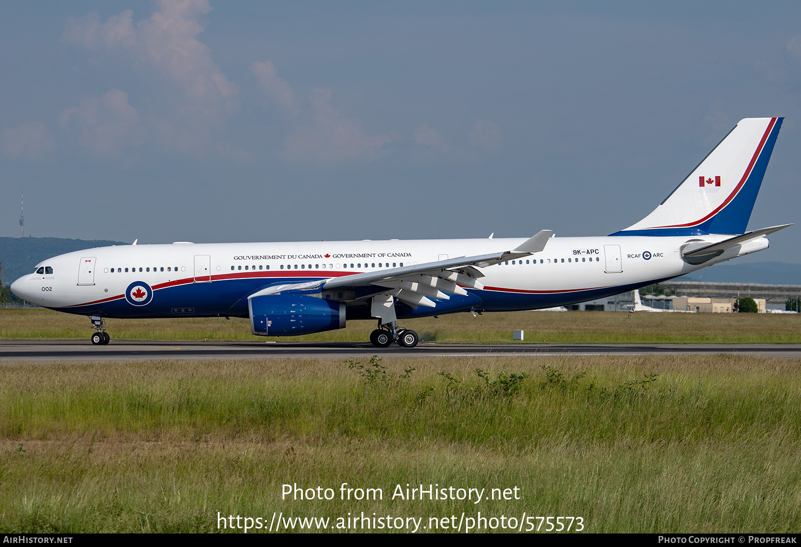 Aircraft Photo of 9K-APC | Airbus A330-243 | Canada - Air Force | AirHistory.net #575573