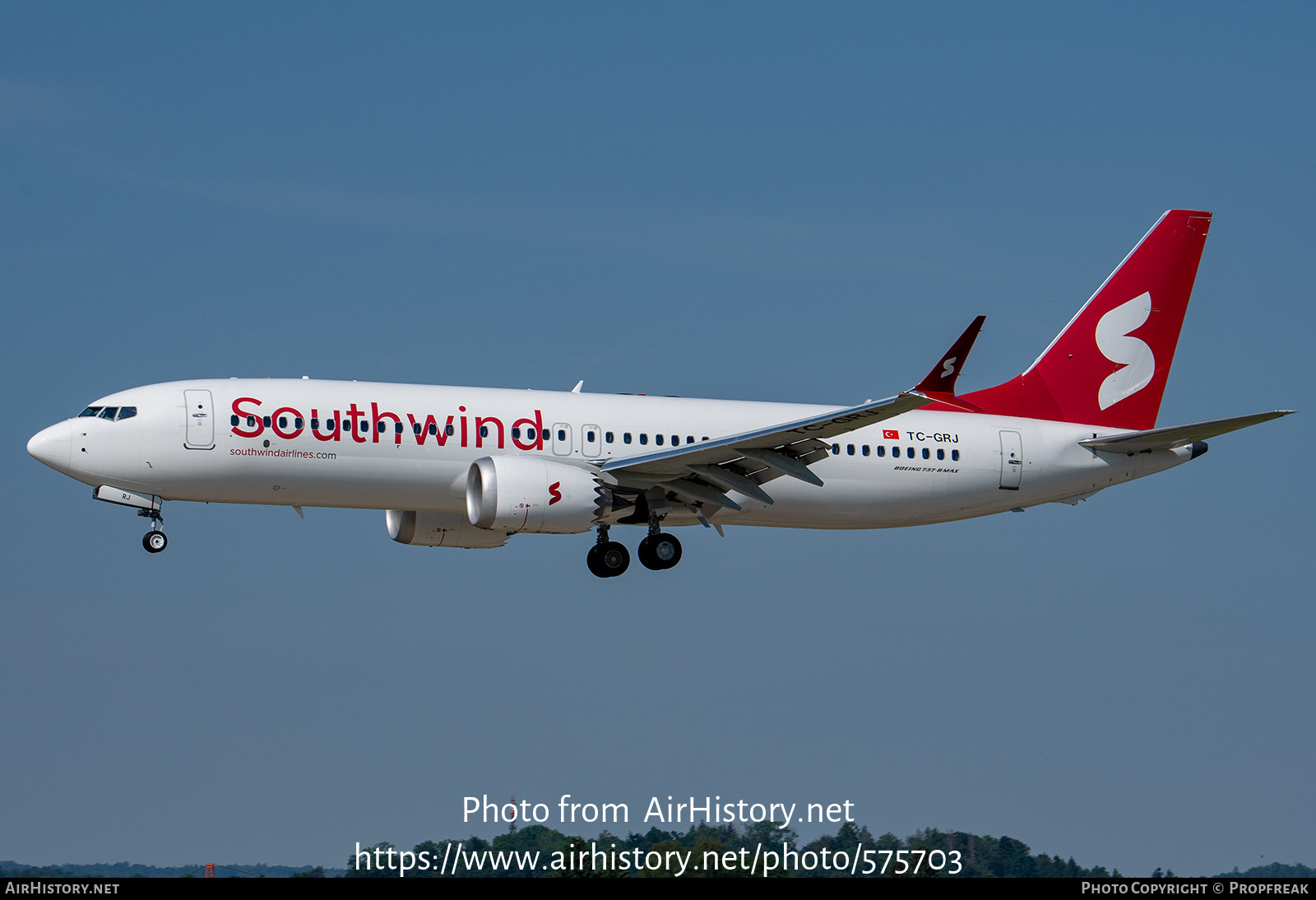 Aircraft Photo of TC-GRJ | Boeing 737-8 Max 8 | Southwind Airlines | AirHistory.net #575703