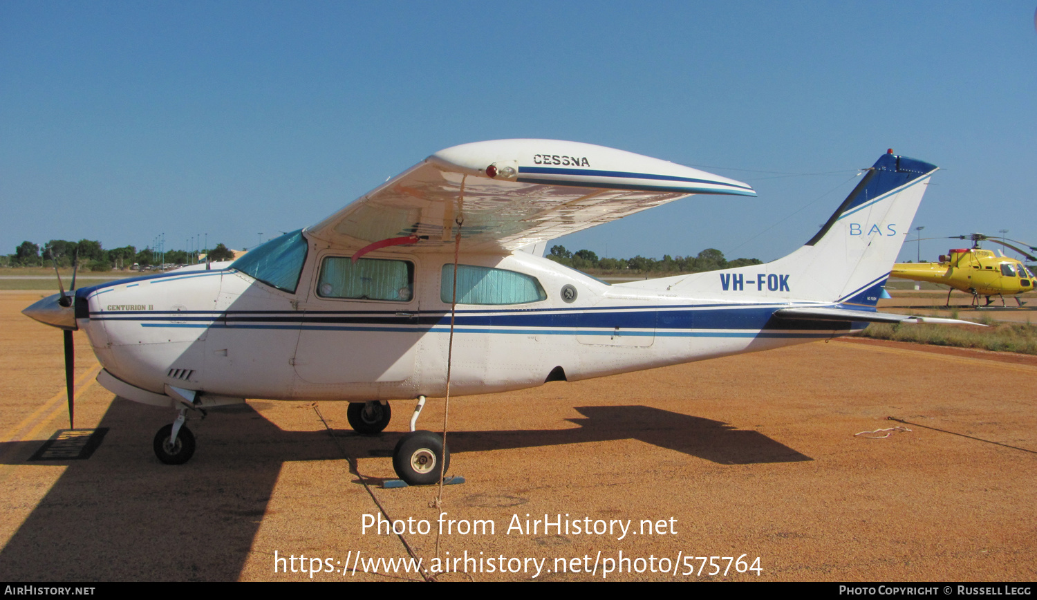 Aircraft Photo of VH-FOK | Cessna 210N Centurion | BAS - Broome Air Services | AirHistory.net #575764