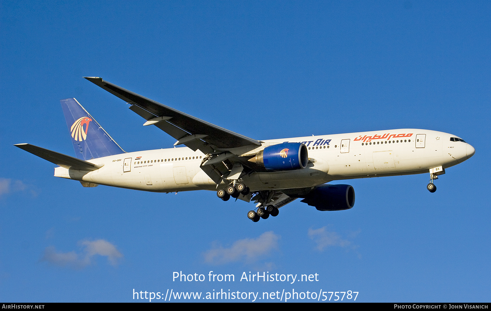 Aircraft Photo of SU-GBX | Boeing 777-266/ER | EgyptAir | AirHistory.net #575787