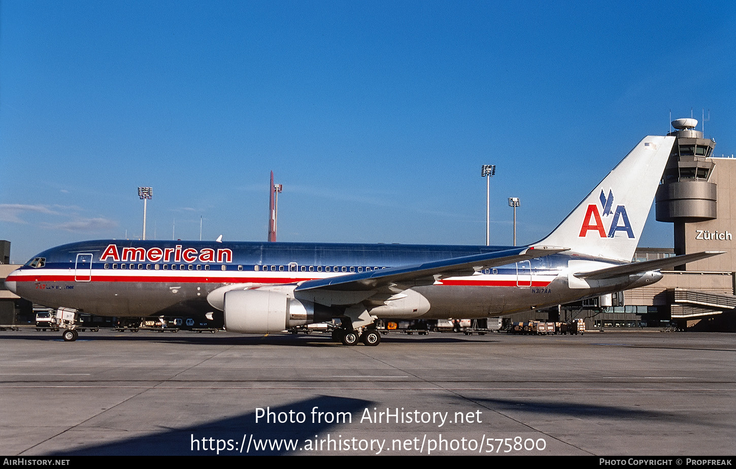 Aircraft Photo of N317AA | Boeing 767-223(ER) | American Airlines | AirHistory.net #575800