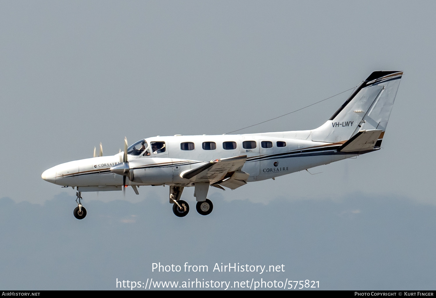 Aircraft Photo of VH-LWY | Cessna 441 Conquest | Corsaire Aviation | AirHistory.net #575821