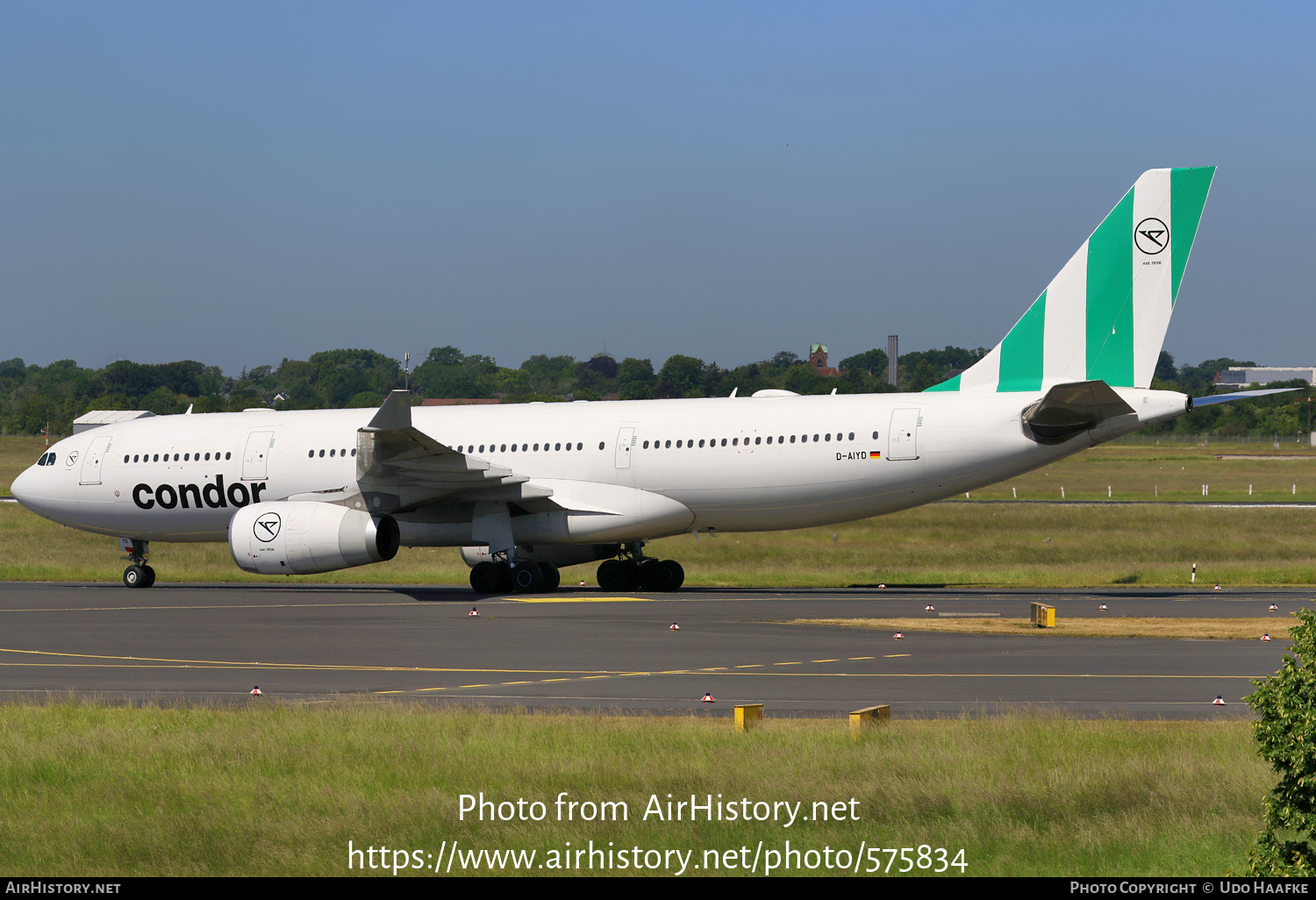 Aircraft Photo of D-AIYD | Airbus A330-243 | Condor Flugdienst | AirHistory.net #575834