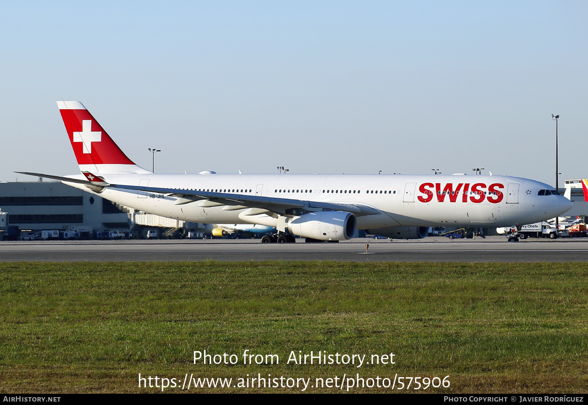 Aircraft Photo of HB-JHL | Airbus A330-343E | Swiss International Air Lines | AirHistory.net #575906