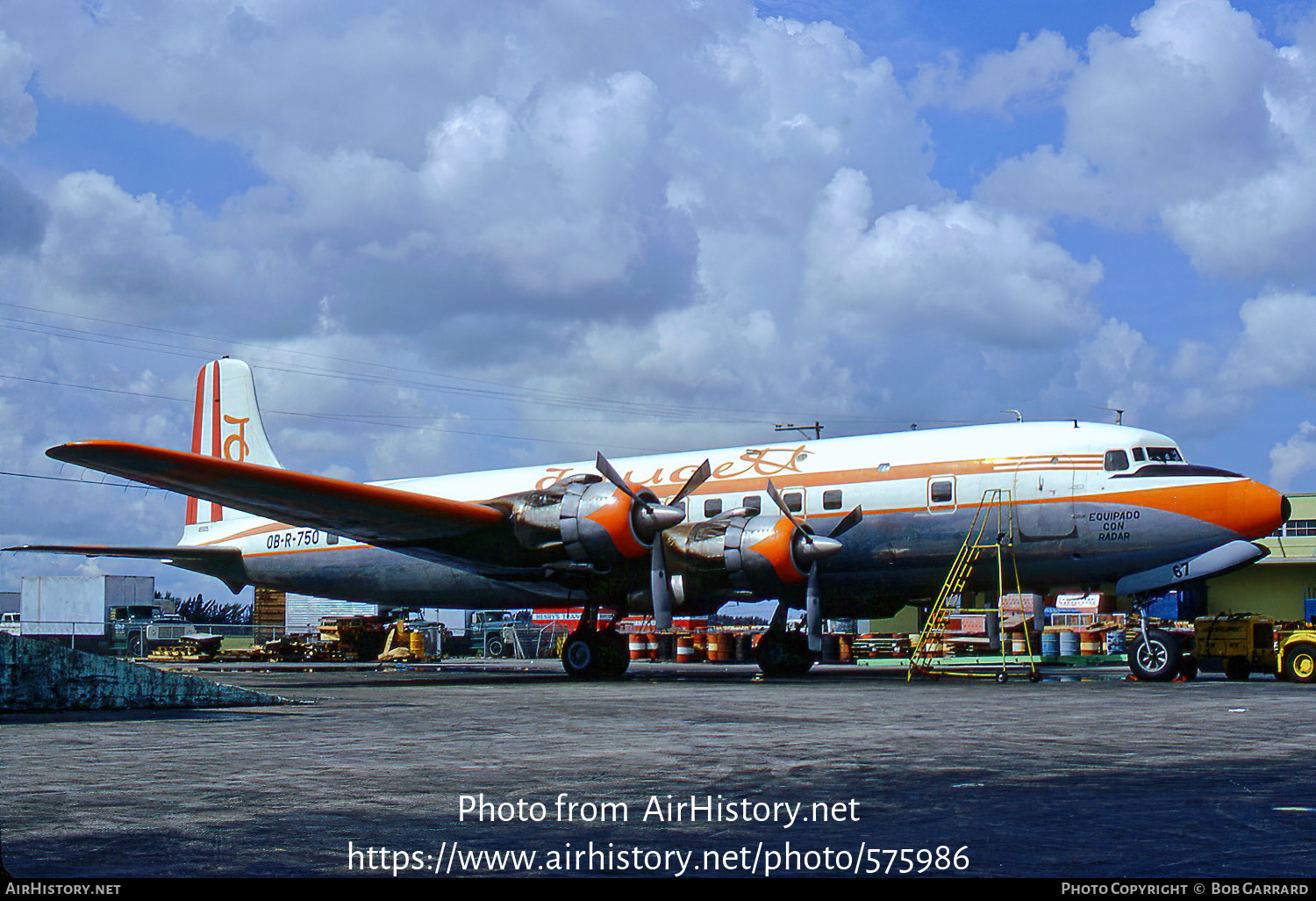 Aircraft Photo of OB-R-750 | Douglas DC-6B(F) | Faucett | AirHistory.net #575986