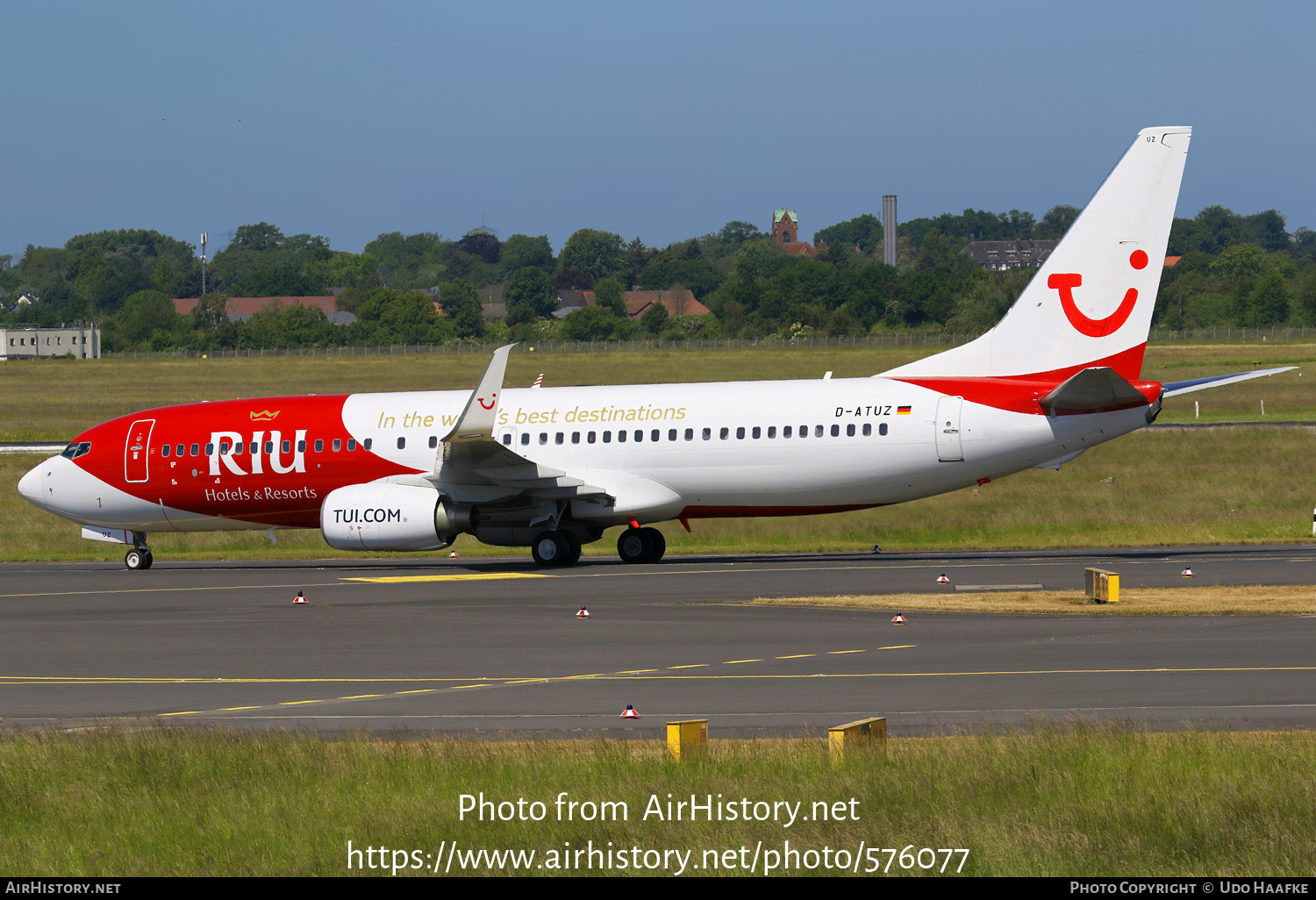 Aircraft Photo of D-ATUZ | Boeing 737-8K5 | TUI | AirHistory.net #576077