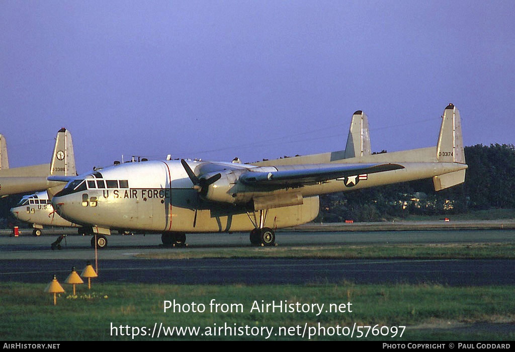 Aircraft Photo of 53-3174 / 0-33174 | Fairchild C-119L Flying Boxcar | USA - Air Force | AirHistory.net #576097