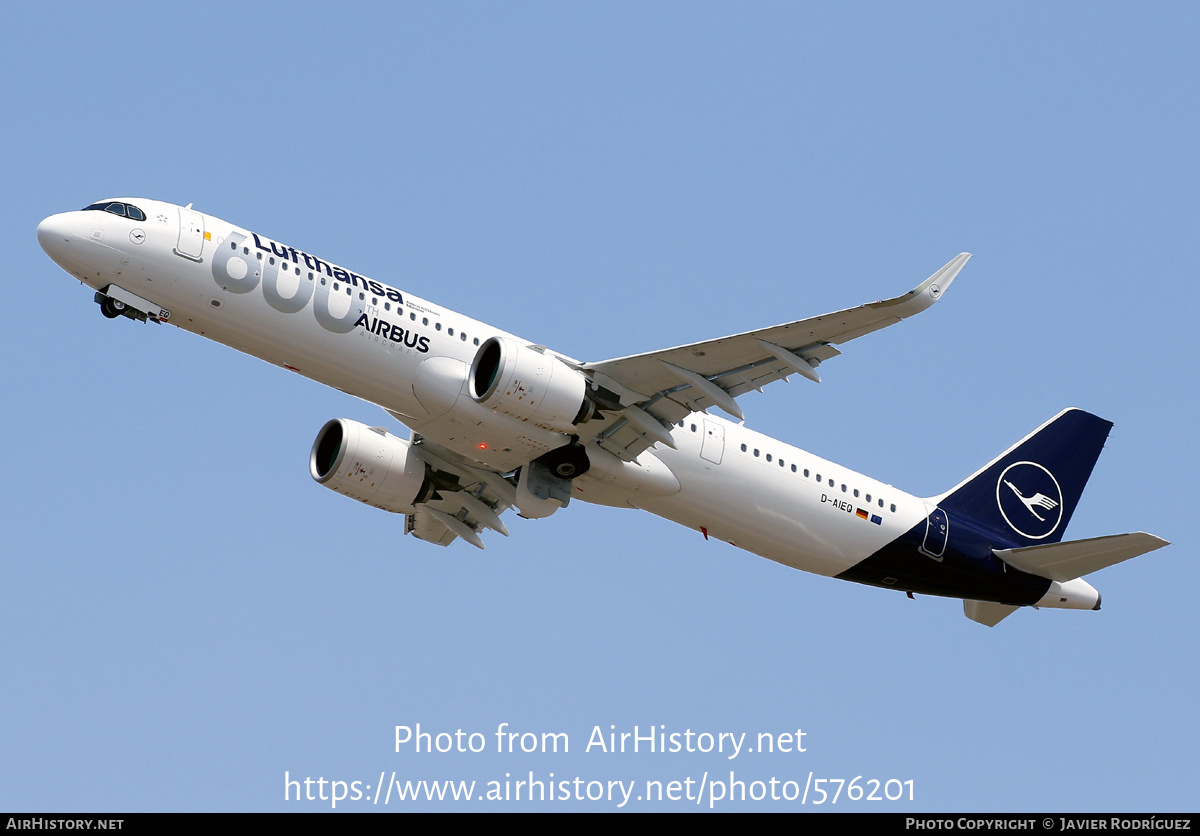 Aircraft Photo of D-AIEQ | Airbus A321-271NX | Lufthansa | AirHistory.net #576201