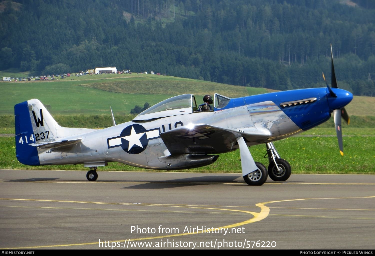 Aircraft Photo of F-AZXS / 414237 | North American P-51D Mustang | USA - Air Force | AirHistory.net #576220