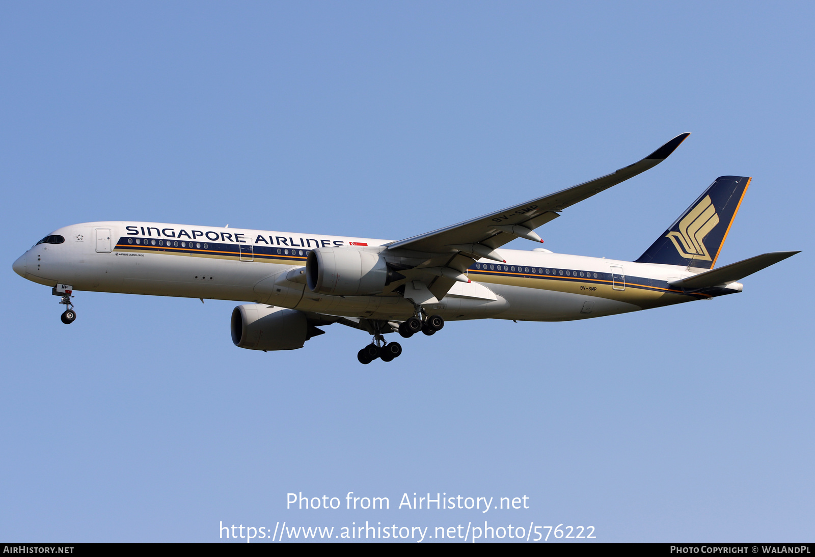 Aircraft Photo of 9V-SMP | Airbus A350-941 | Singapore Airlines | AirHistory.net #576222