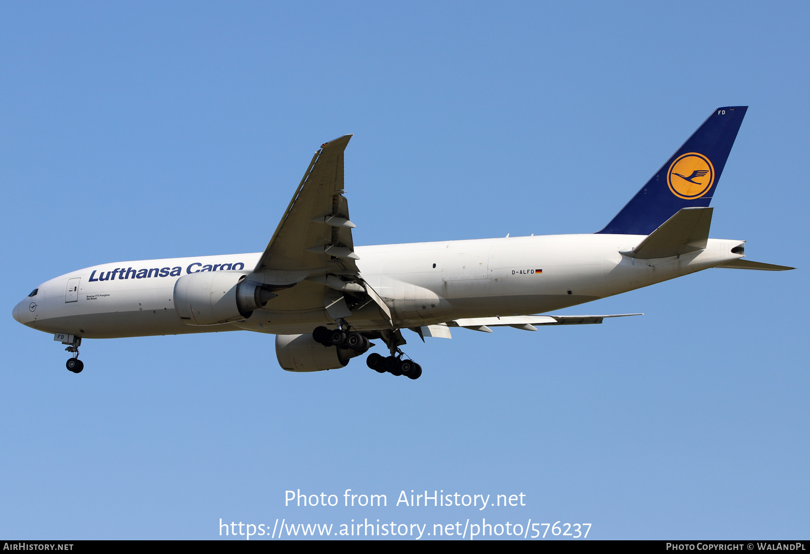 Aircraft Photo of D-ALFD | Boeing 777-FBT | Lufthansa Cargo | AirHistory.net #576237