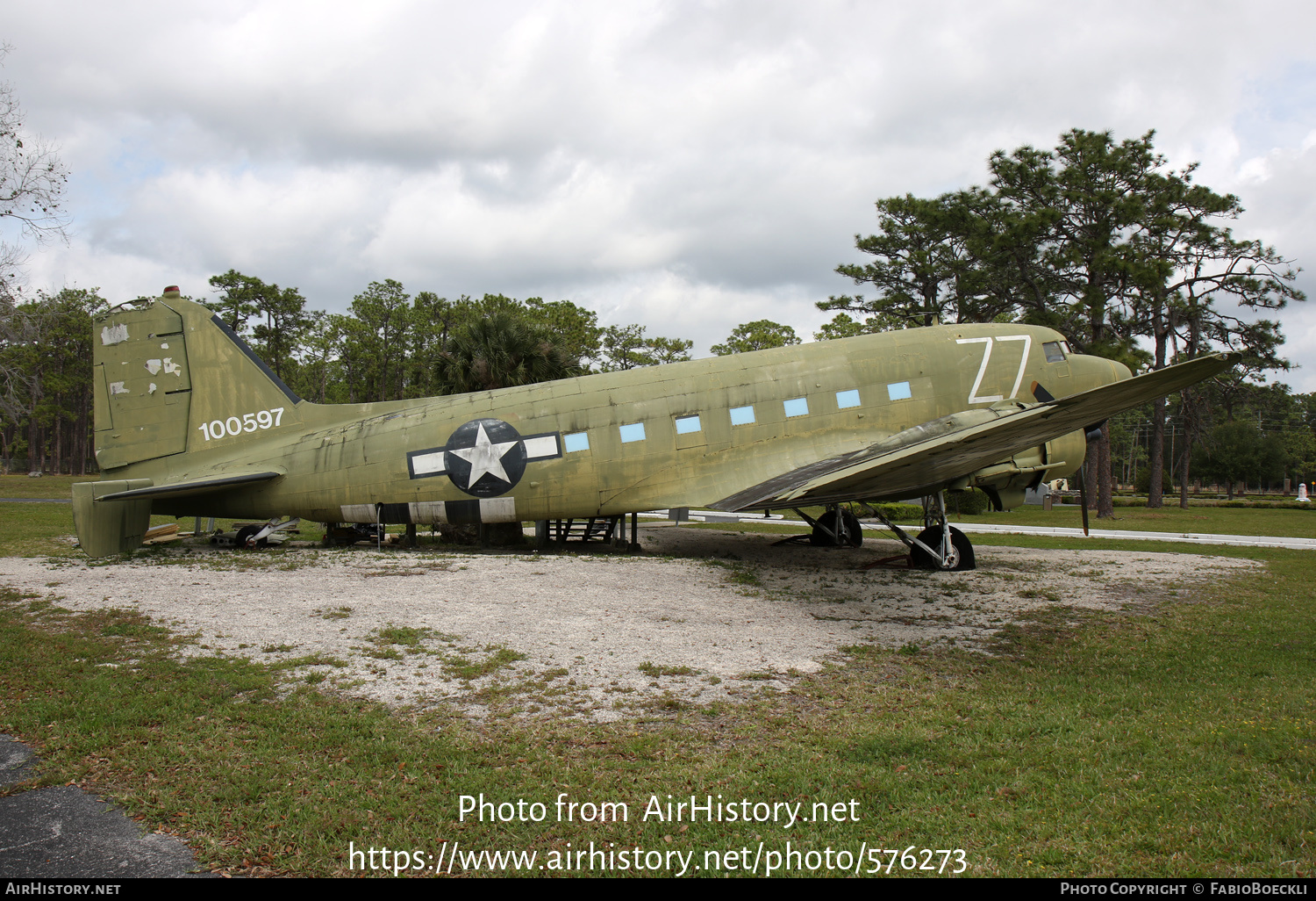 Aircraft Photo of 100597 | Douglas C-47H Skytrain | USA - Air Force | AirHistory.net #576273