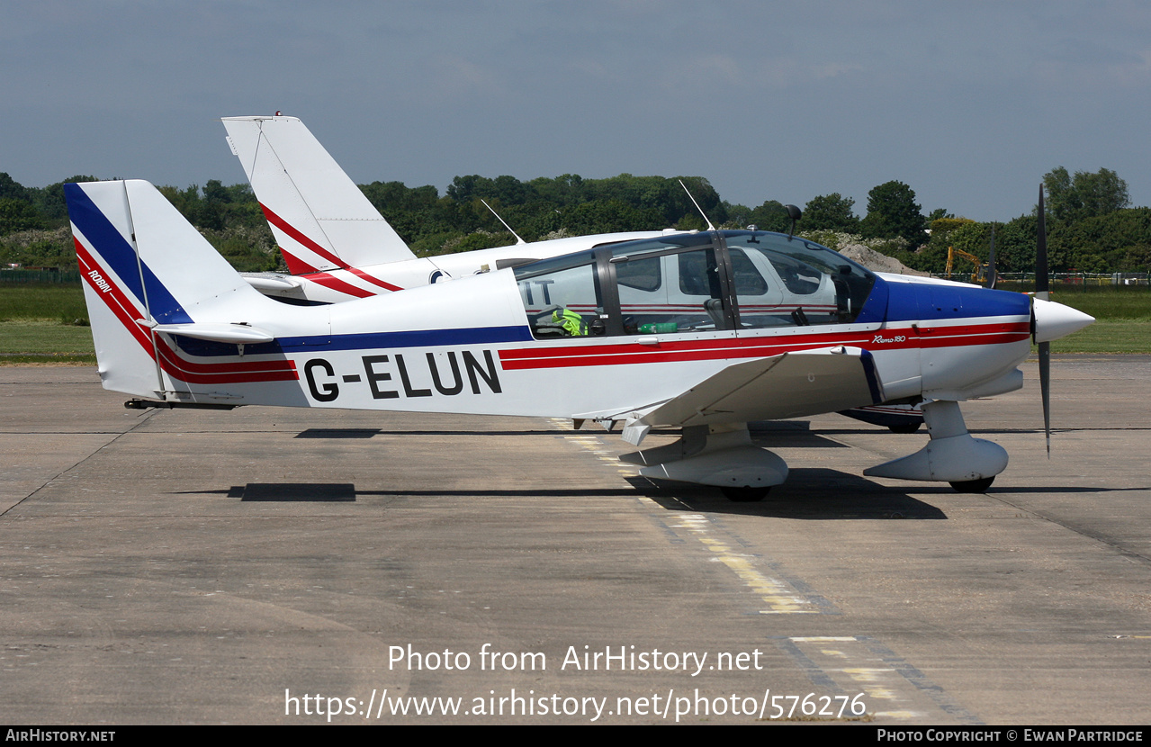 Aircraft Photo of G-ELUN | Robin DR-400-180R Remorqueur | AirHistory.net #576276