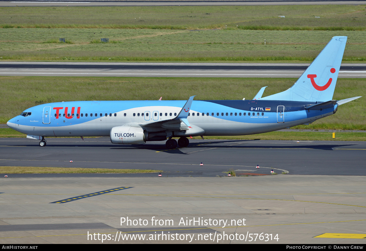 Aircraft Photo of D-ATYL | Boeing 737-8K5 | TUI | AirHistory.net #576314