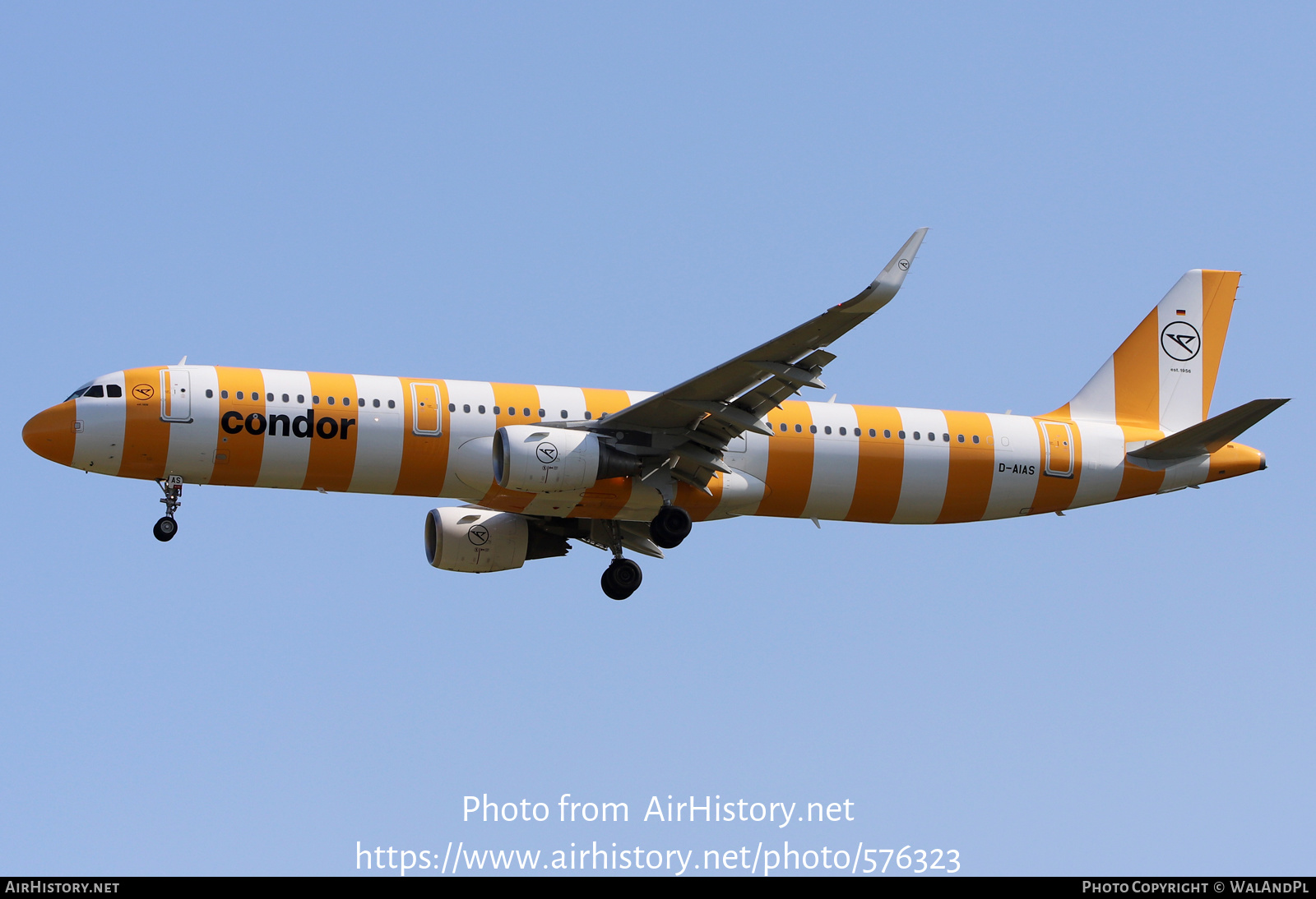 Aircraft Photo of D-AIAS | Airbus A321-211 | Condor Flugdienst | AirHistory.net #576323