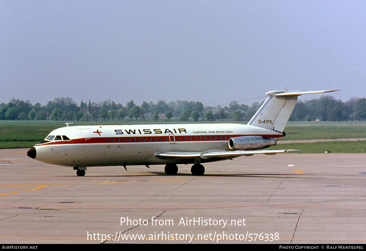 Aircraft Photo of G-ATPK | BAC 111-301AG One-Eleven | Swissair | AirHistory.net #576338