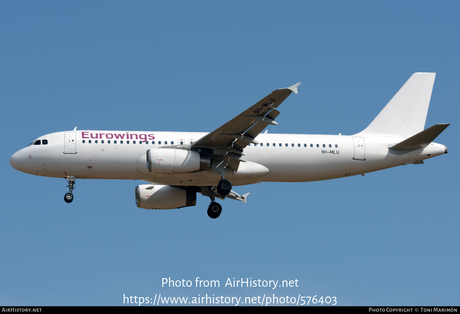 Aircraft Photo of 9H-MLU | Airbus A320-232 | Eurowings | AirHistory.net #576403