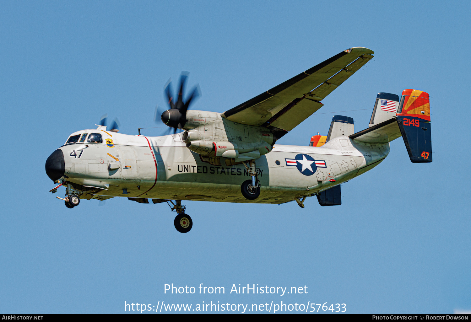 Aircraft Photo of 162149 / 2149 | Grumman C-2A Greyhound | USA - Navy | AirHistory.net #576433