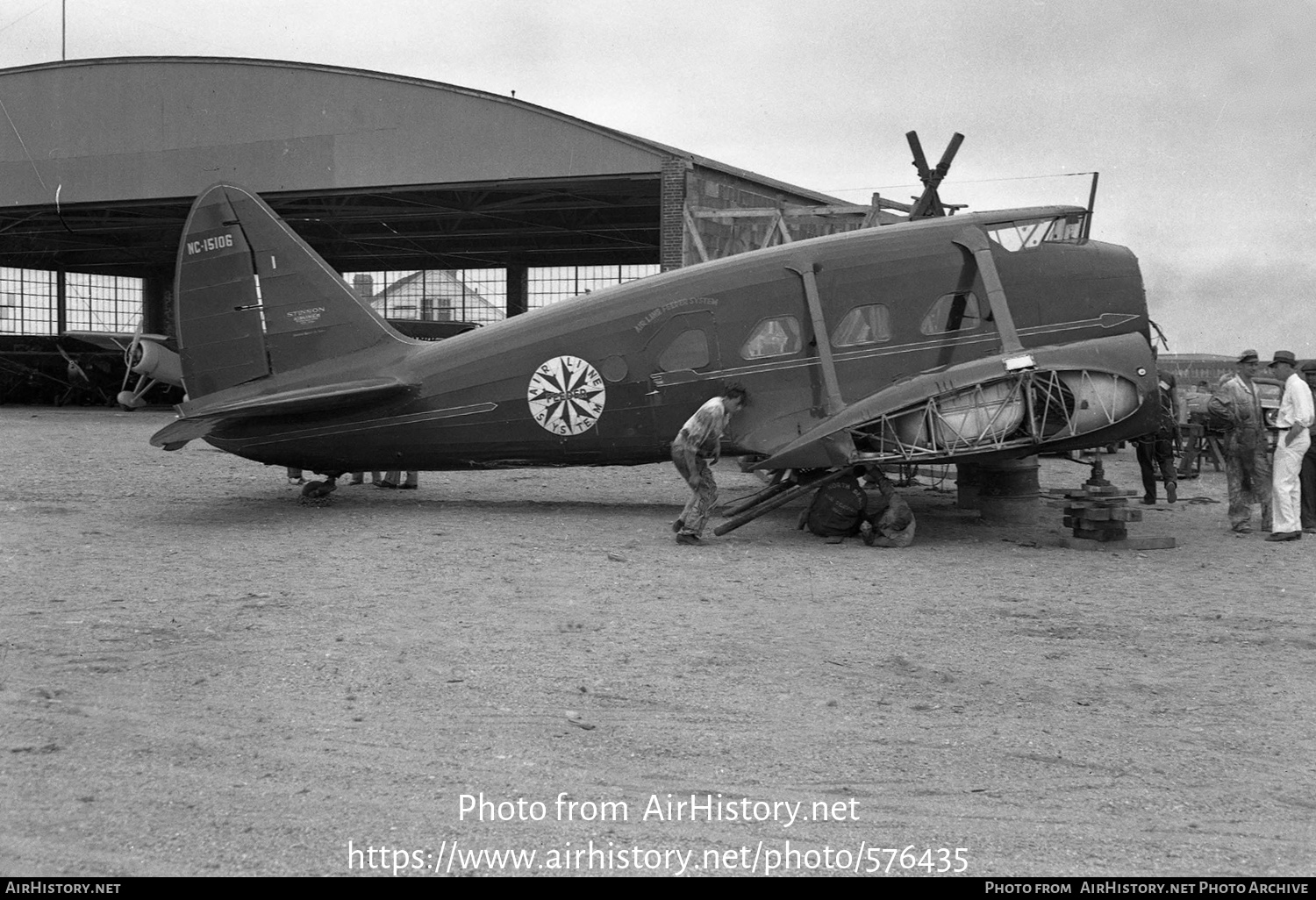 Aircraft Photo of NC15106 | Stinson A Tri-Motor | Air Line Feeder System | AirHistory.net #576435