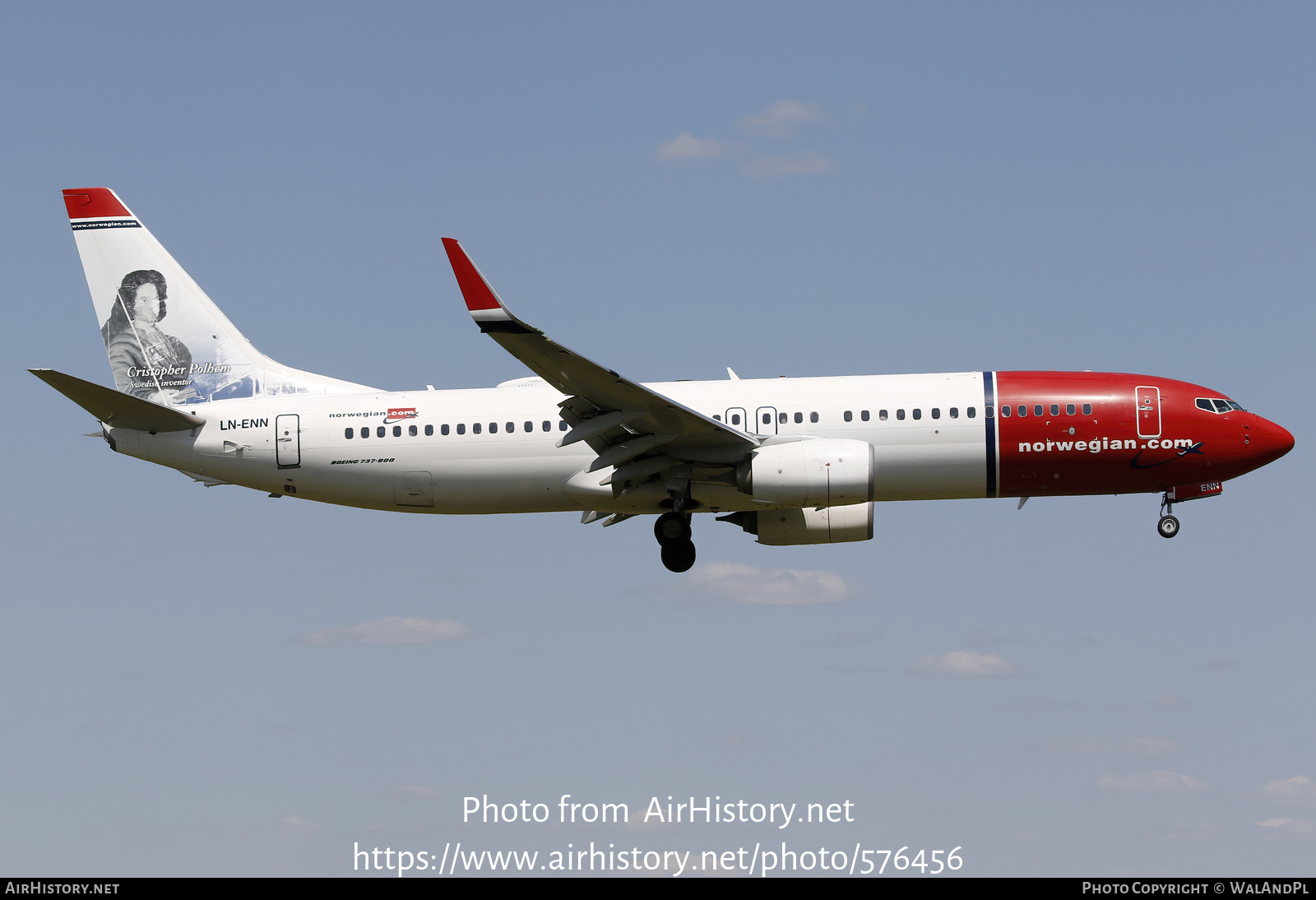 Aircraft Photo of LN-ENN | Boeing 737-800 | Norwegian | AirHistory.net #576456