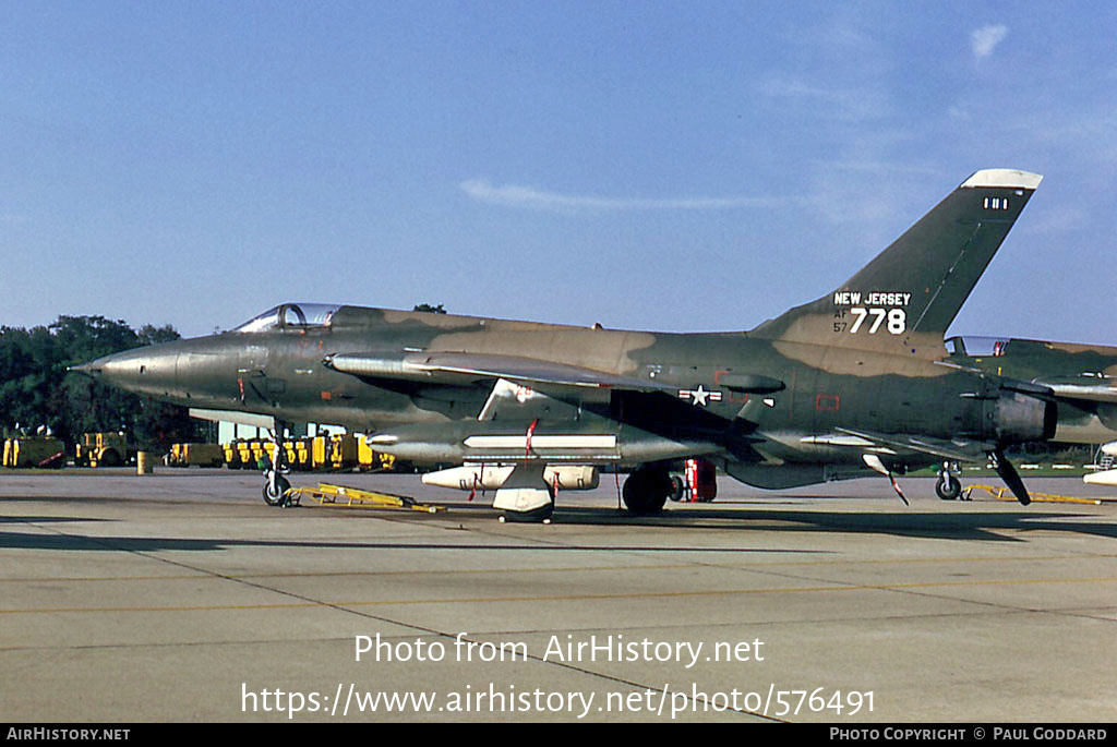 Aircraft Photo of 57-5778 / 57-778 | Republic F-105B Thunderchief | USA - Air Force | AirHistory.net #576491