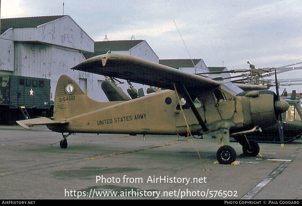 Aircraft Photo of 55-4610 / 0-54610 | De Havilland Canada U-6A Beaver | USA - Army | AirHistory.net #576502