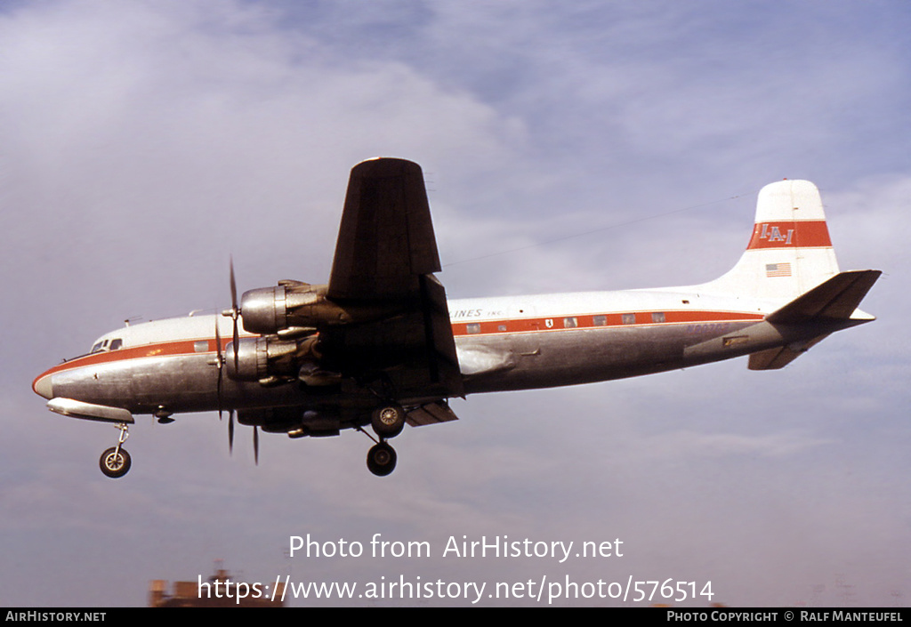 Aircraft Photo of N90703 | Douglas DC-6 | International Airlines Inc. - IAI | AirHistory.net #576514