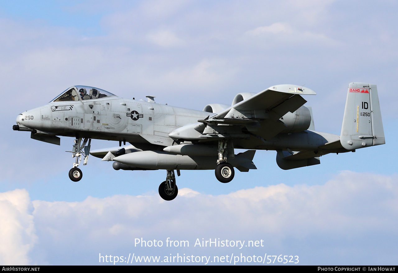 Aircraft Photo of 80-0250 / AF80-250 | Fairchild A-10C Thunderbolt II | USA - Air Force | AirHistory.net #576523