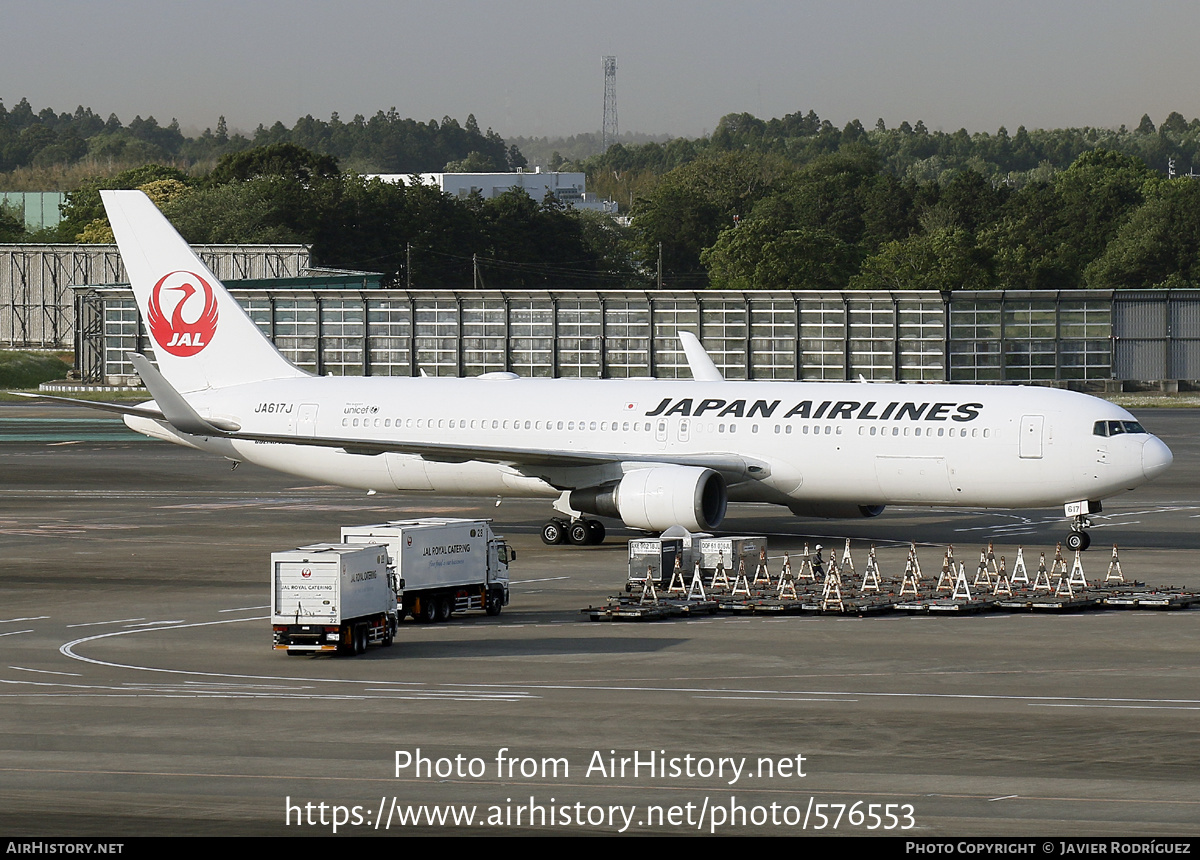 Aircraft Photo of JA617J | Boeing 767-346/ER | Japan Airlines - JAL | AirHistory.net #576553