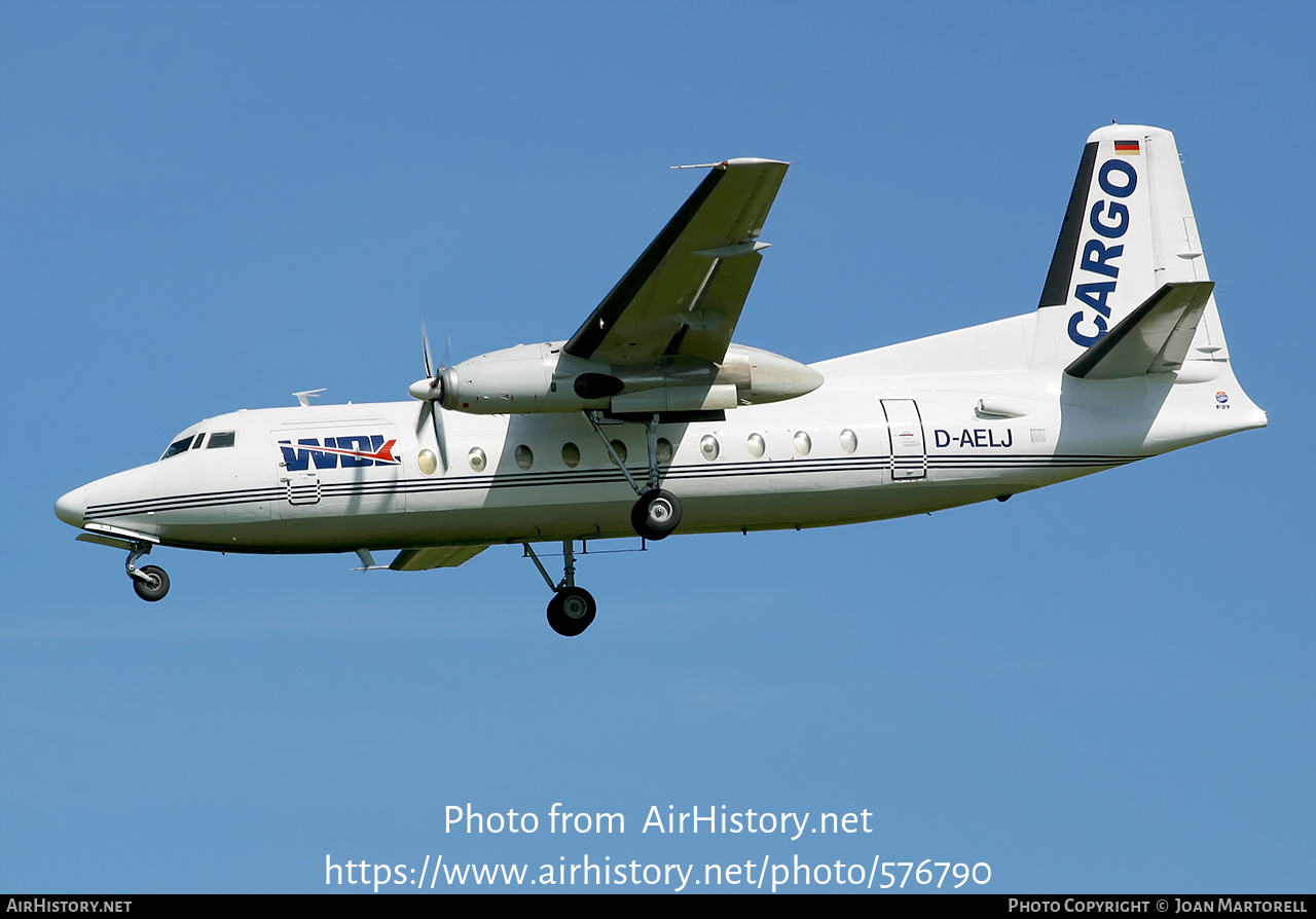 Aircraft Photo of D-AELJ | Fokker F27-600 Friendship | WDL Aviation | AirHistory.net #576790