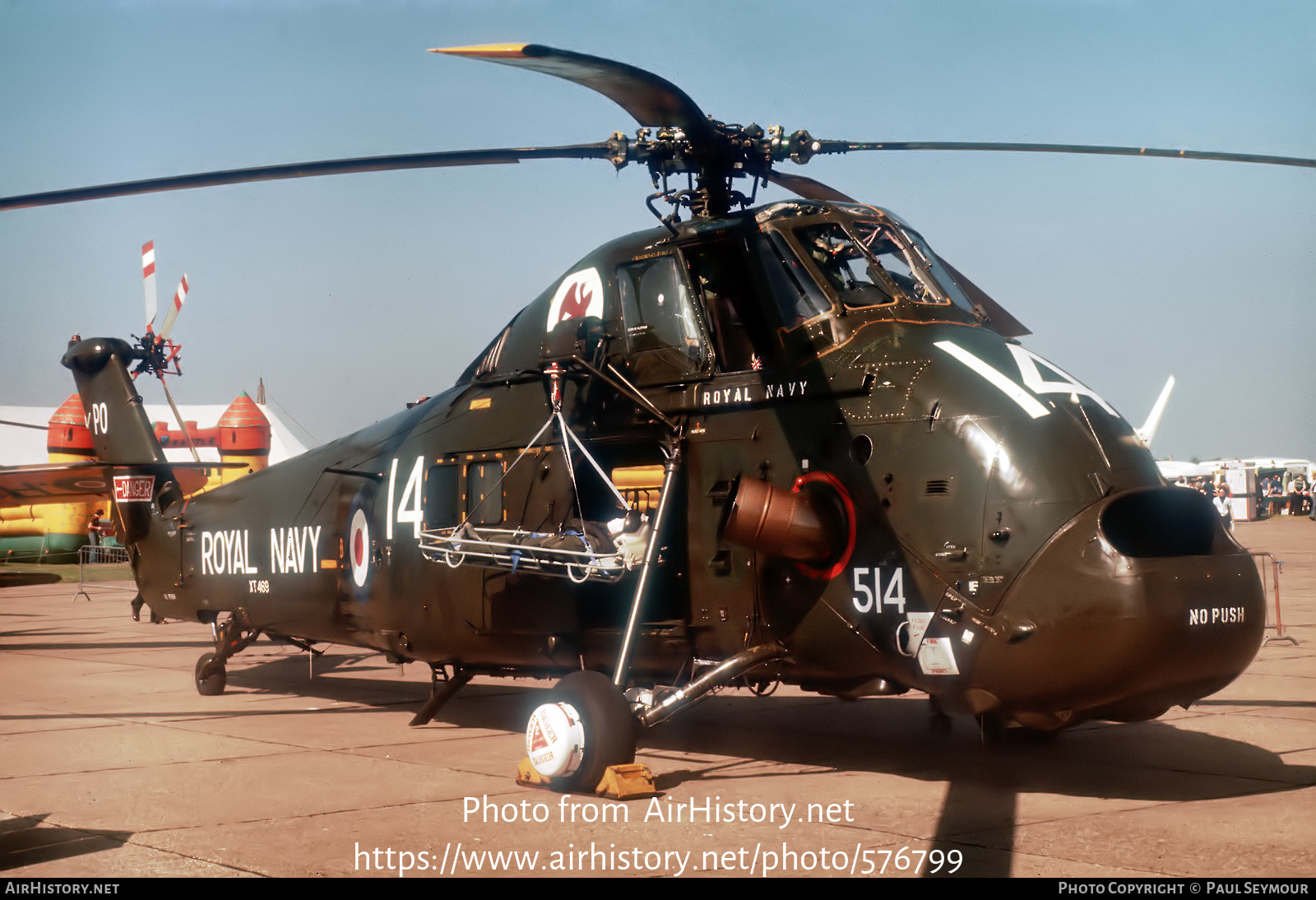 Aircraft Photo of XT469 | Westland WS-58 Wessex HU.5 | UK - Navy | AirHistory.net #576799