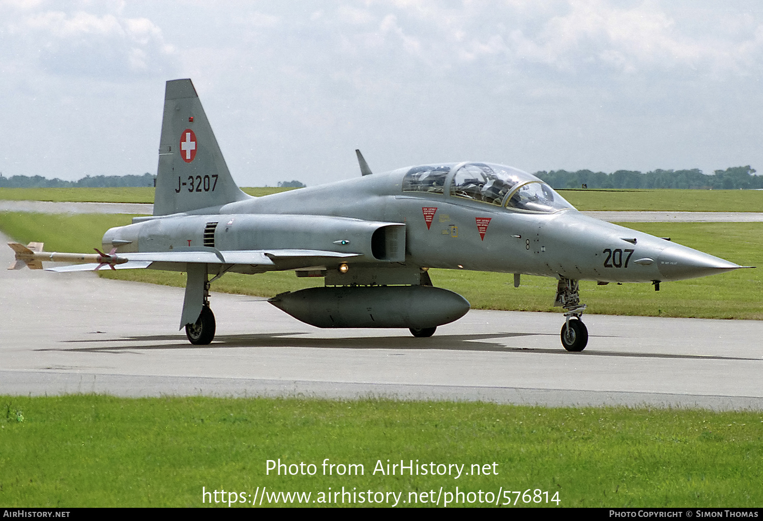 Aircraft Photo of J-3207 | Northrop F-5F Tiger II | Switzerland - Air Force | AirHistory.net #576814