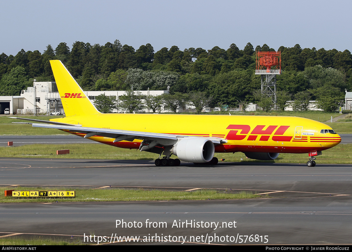 Aircraft Photo of N705GT | Boeing 777-F | DHL International | AirHistory.net #576815