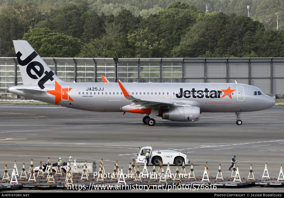 Aircraft Photo of JA25JJ | Airbus A320-232 | Jetstar Airways | AirHistory.net #576816