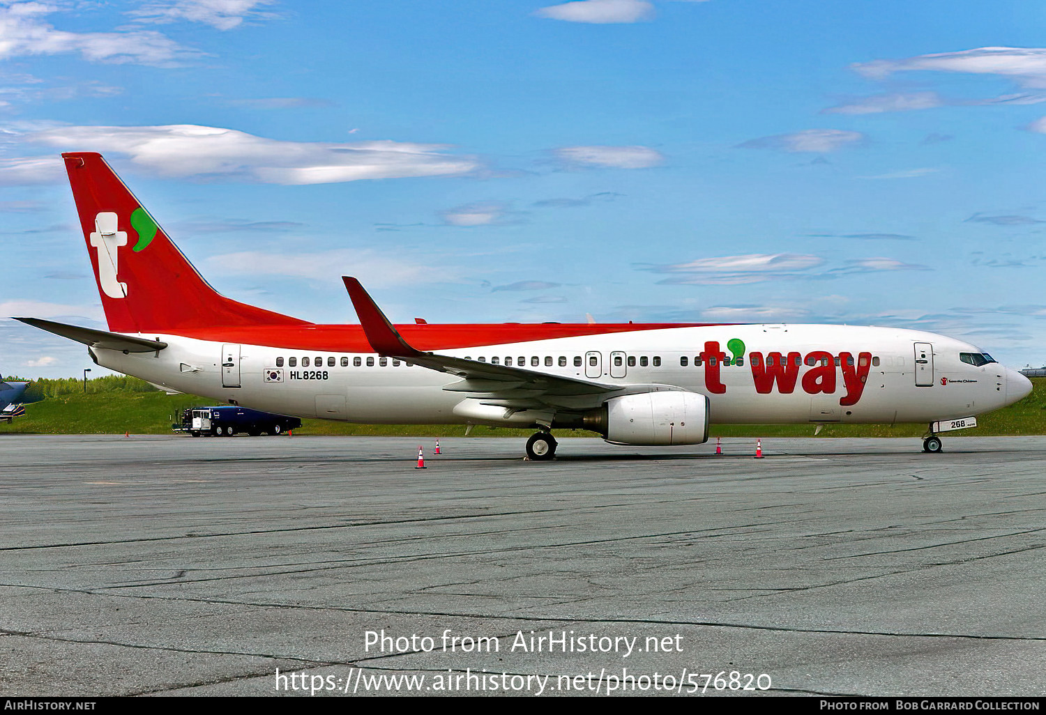 Aircraft Photo of HL8268 | Boeing 737-83N | T'way Air | AirHistory.net #576820