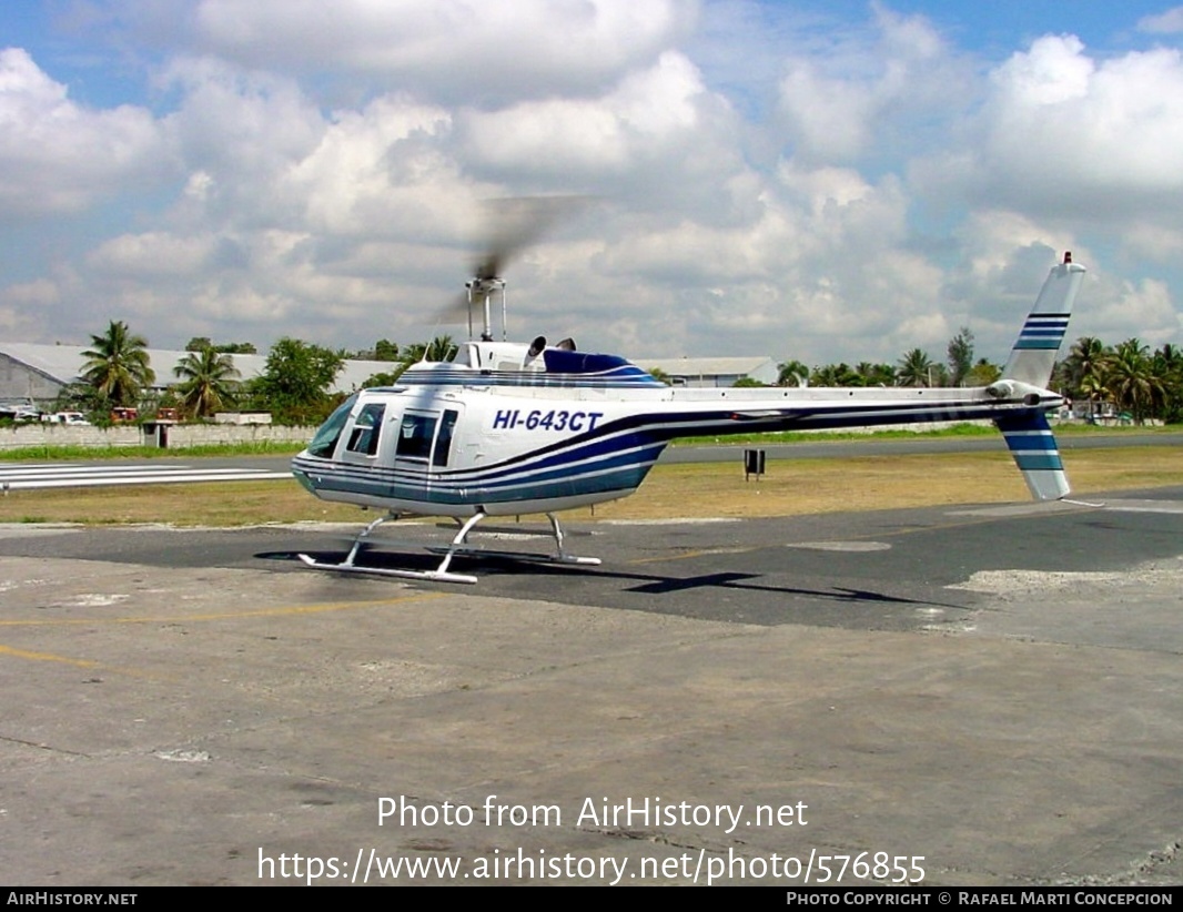 Aircraft Photo of HI-643CT | Bell 206B JetRanger | Caribair | AirHistory.net #576855