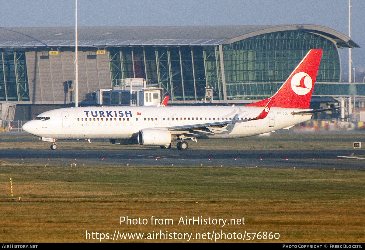 Aircraft Photo of TC-JGJ | Boeing 737-8F2 | Turkish Airlines | AirHistory.net #576860